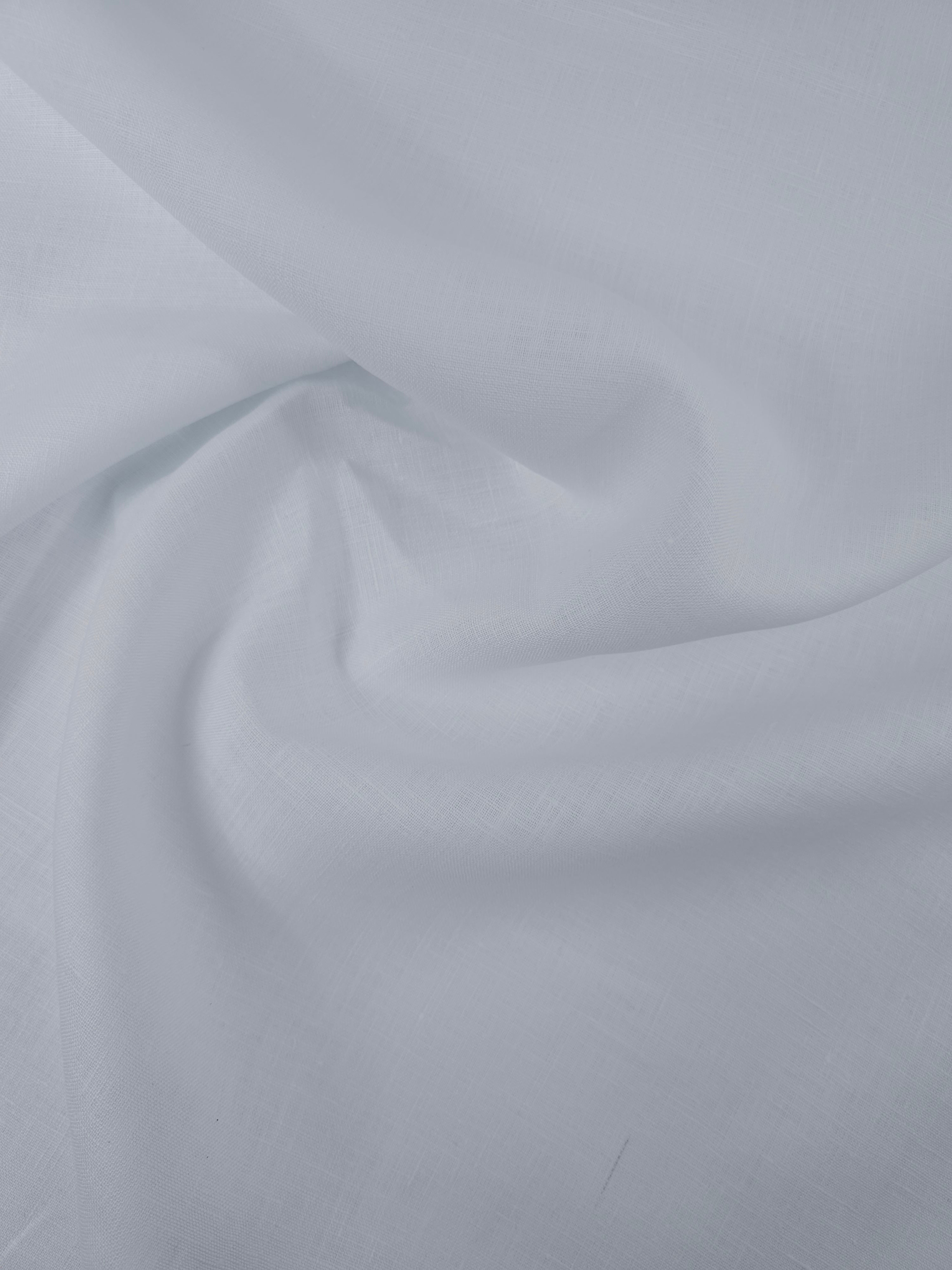 White 100% Linen