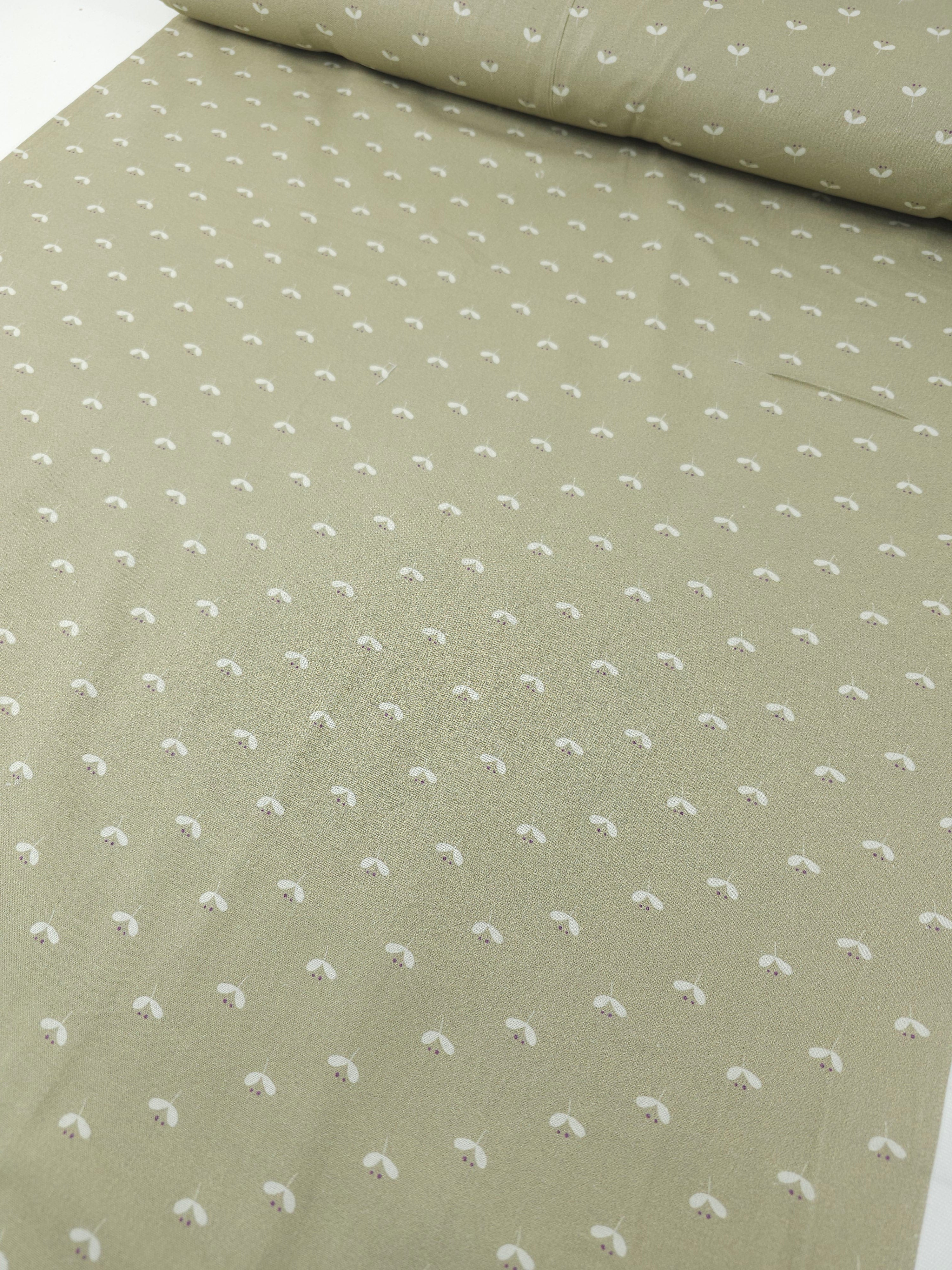 Neutral Mini Floating Flower 100% Cotton