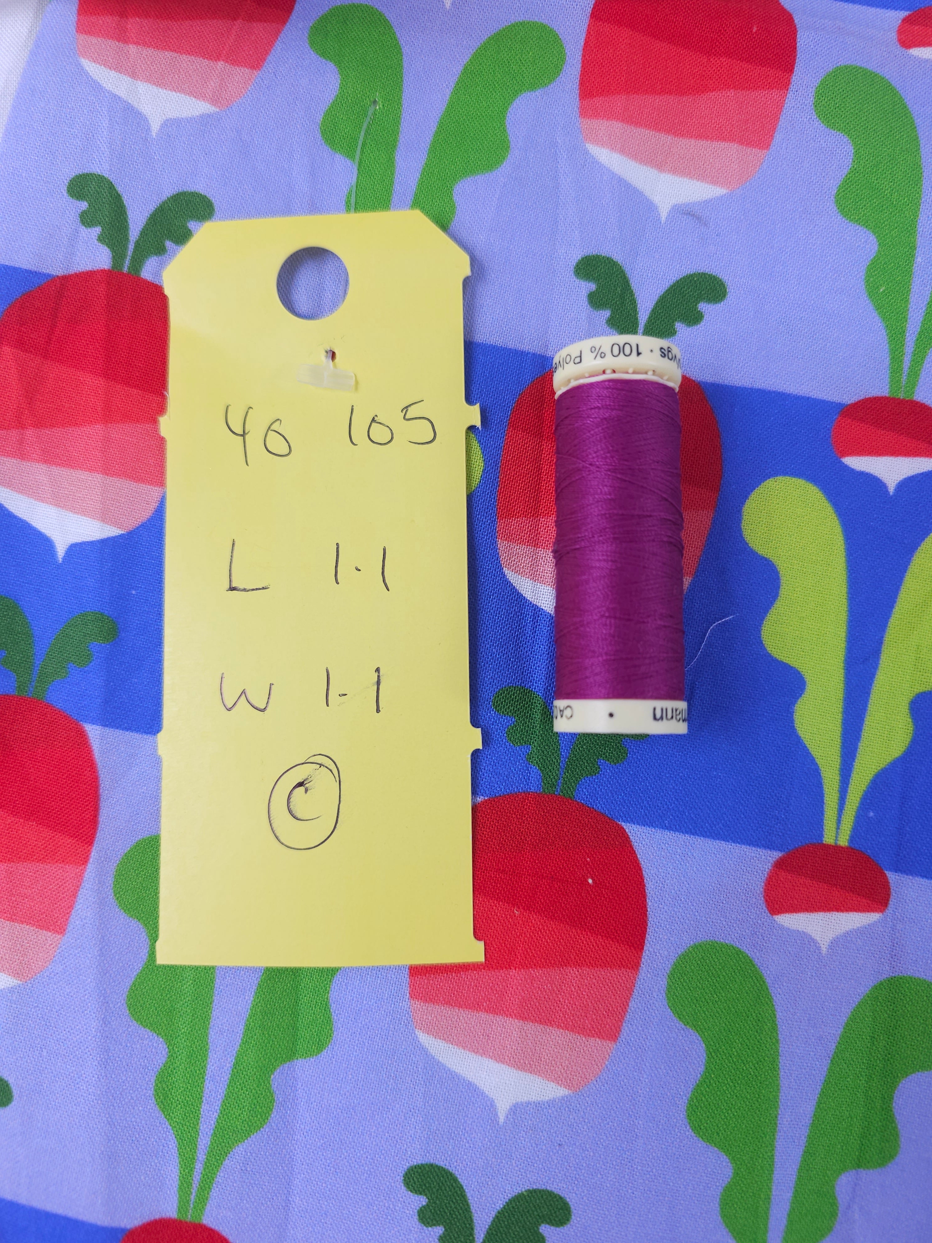Radish Cotton- 1.1m piece