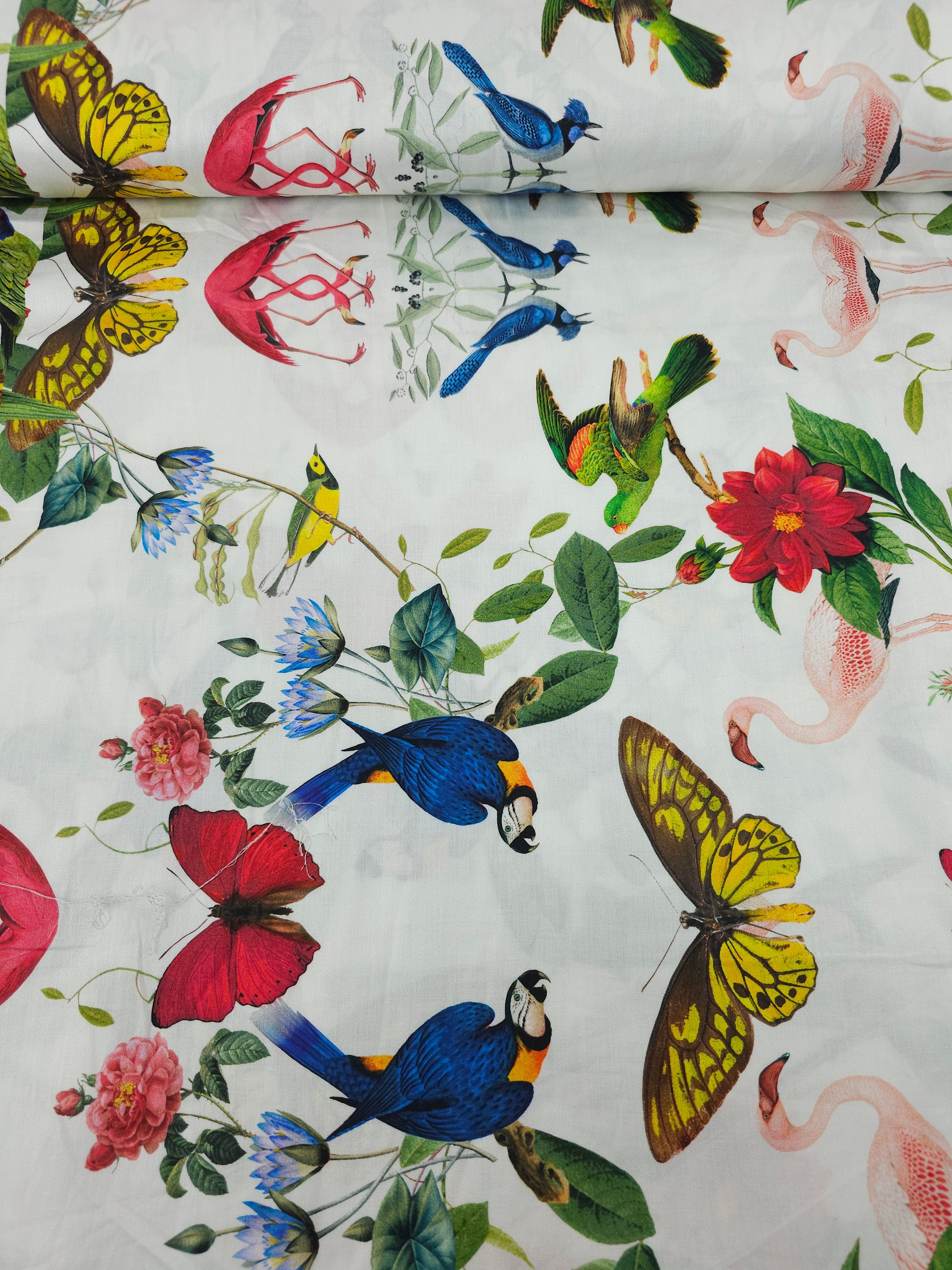 Tropical Garden Festival 100% Cotton 98" *EXTRA WIDE*
