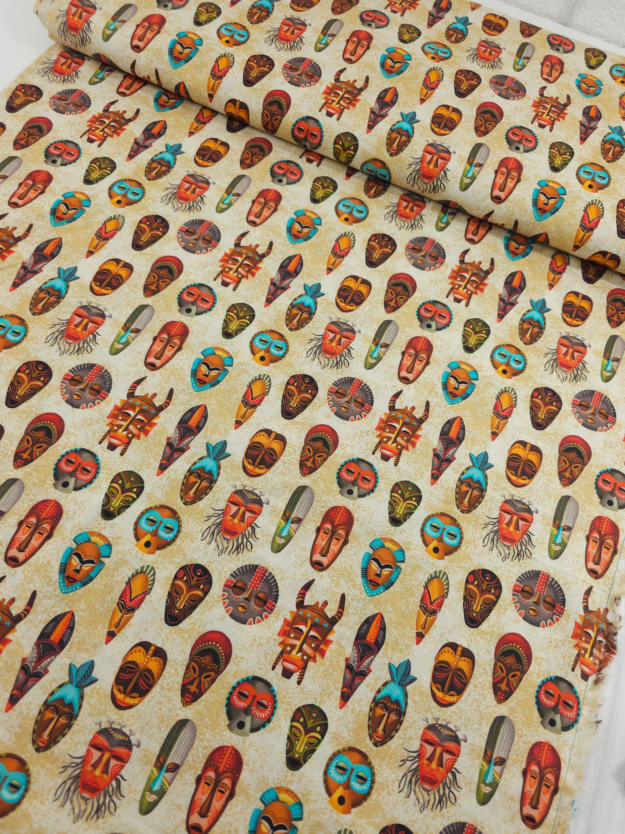 Indigenous Masks 100% Cotton - Michael Miller