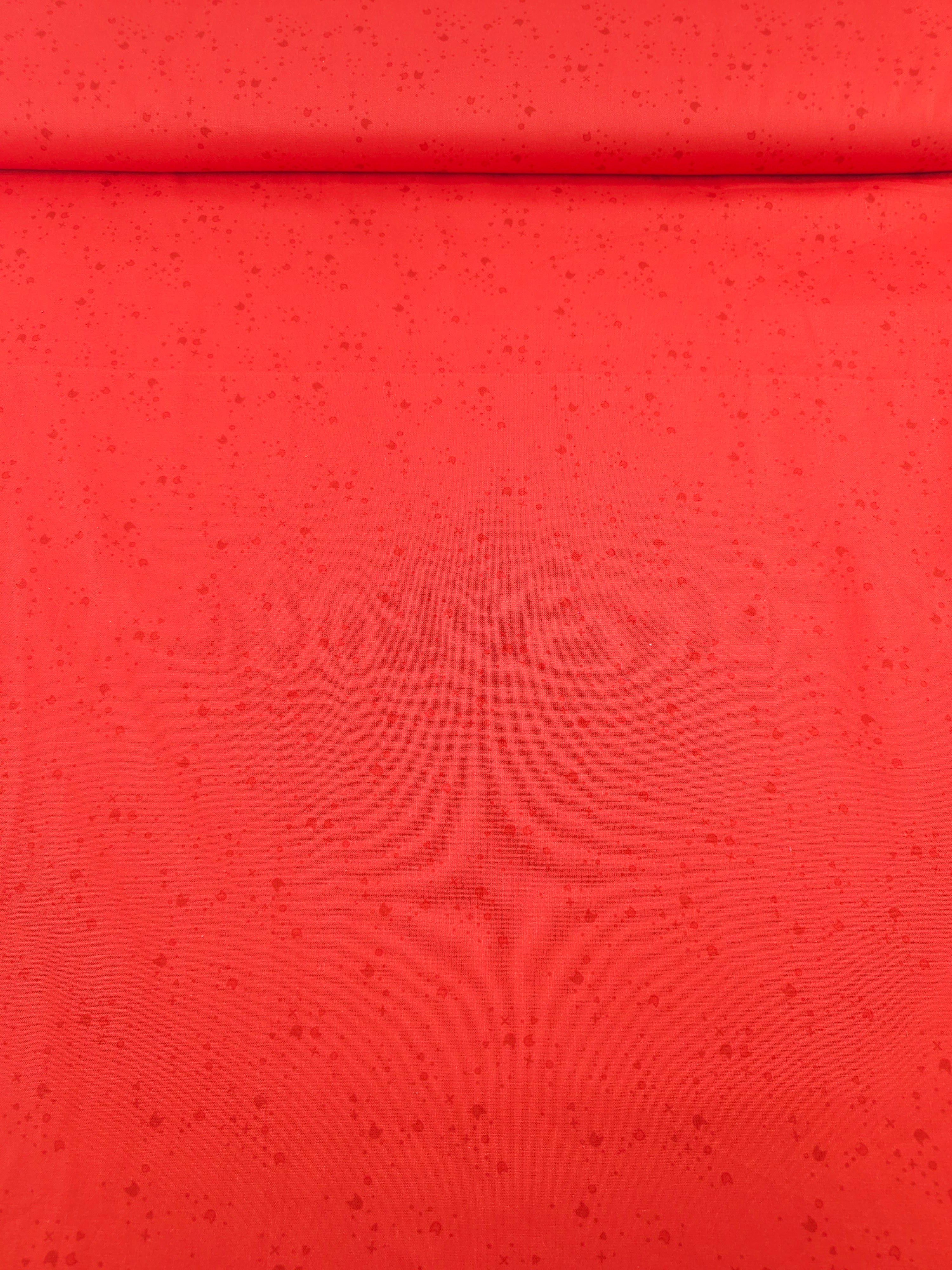 Red On Red Kitty Litter 100% Cotton - Pammie Jane