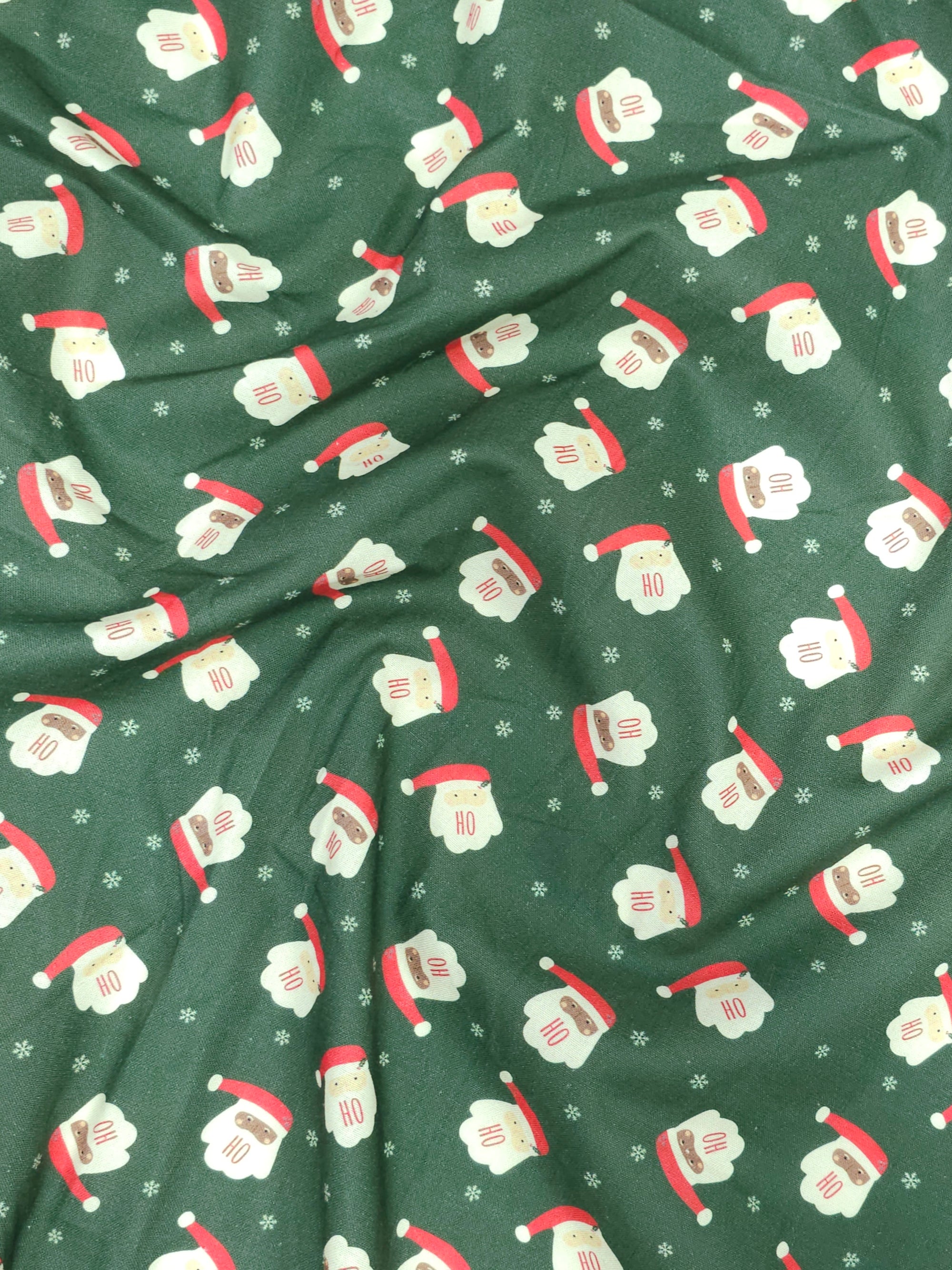 Khaki Floating Santa 100% Cotton