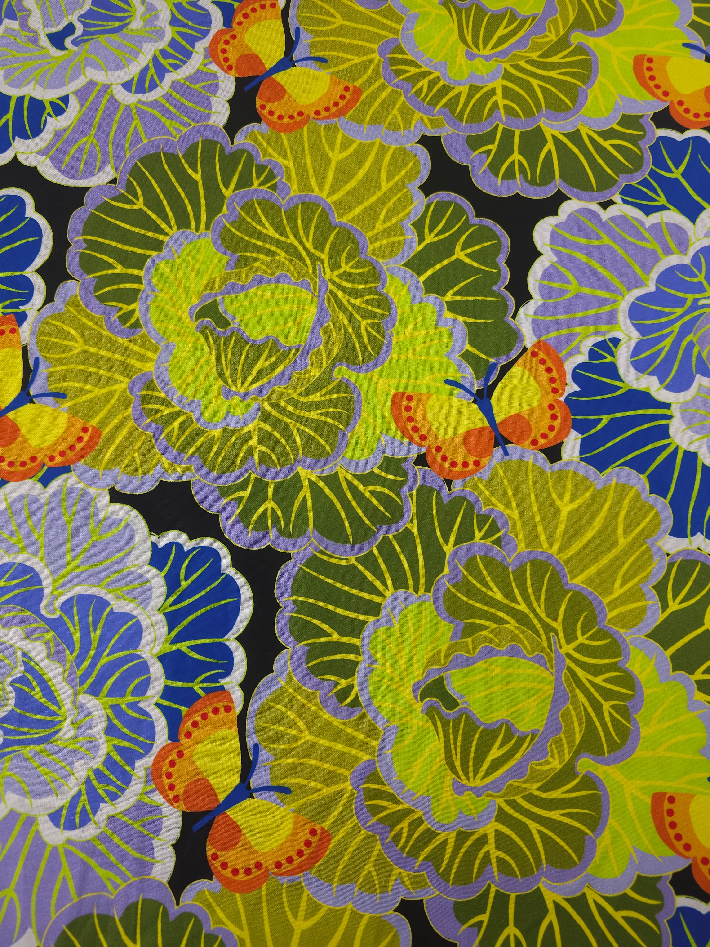 Abstract Cabbage Patch 100% Cotton - Jane Sassaman x Free Spirit