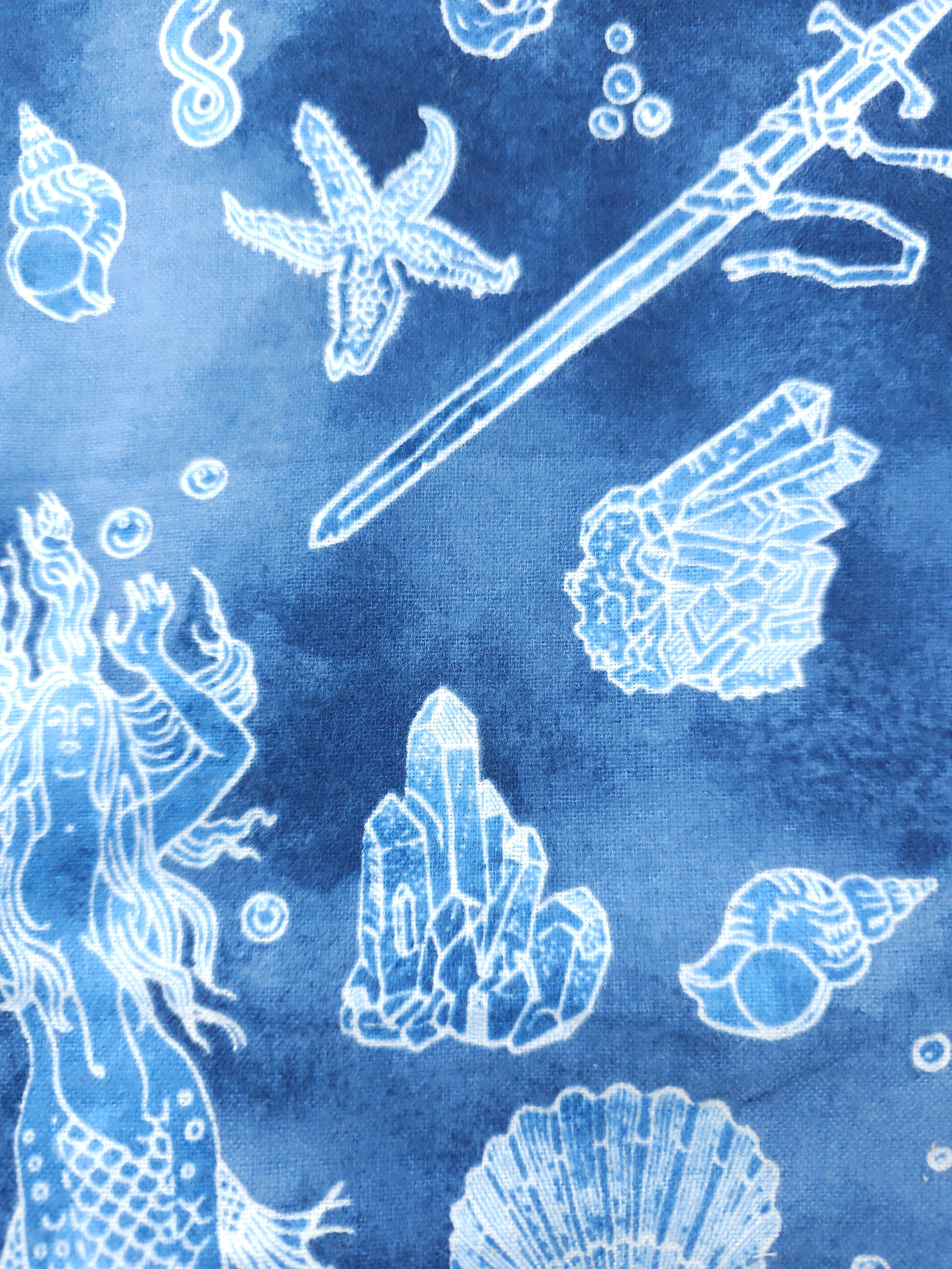 Crystal oceans Cotton flannel - 2.7m piece