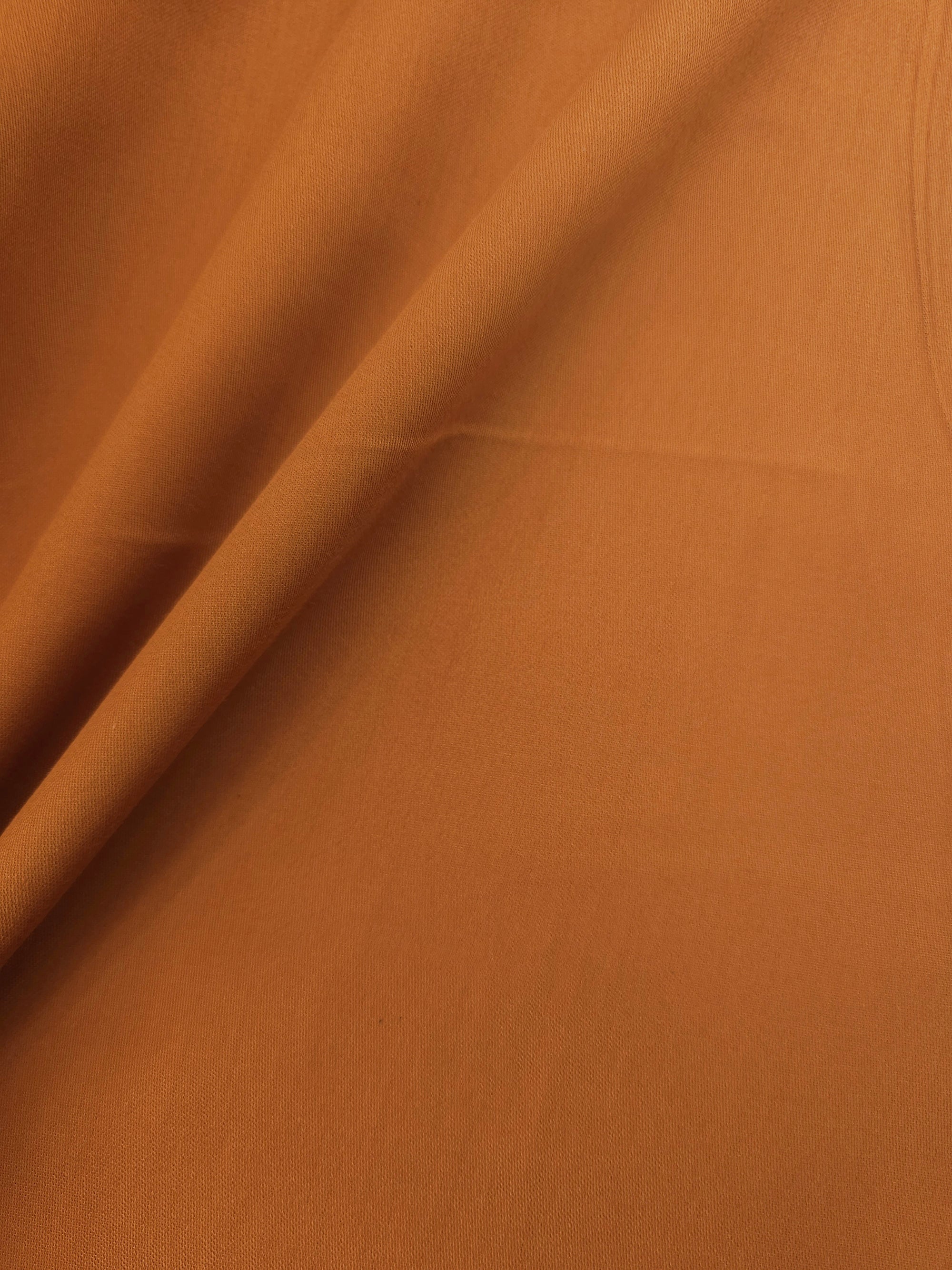 Toffee Orange Cotton Sateen 94" *EXTRA WIDE*