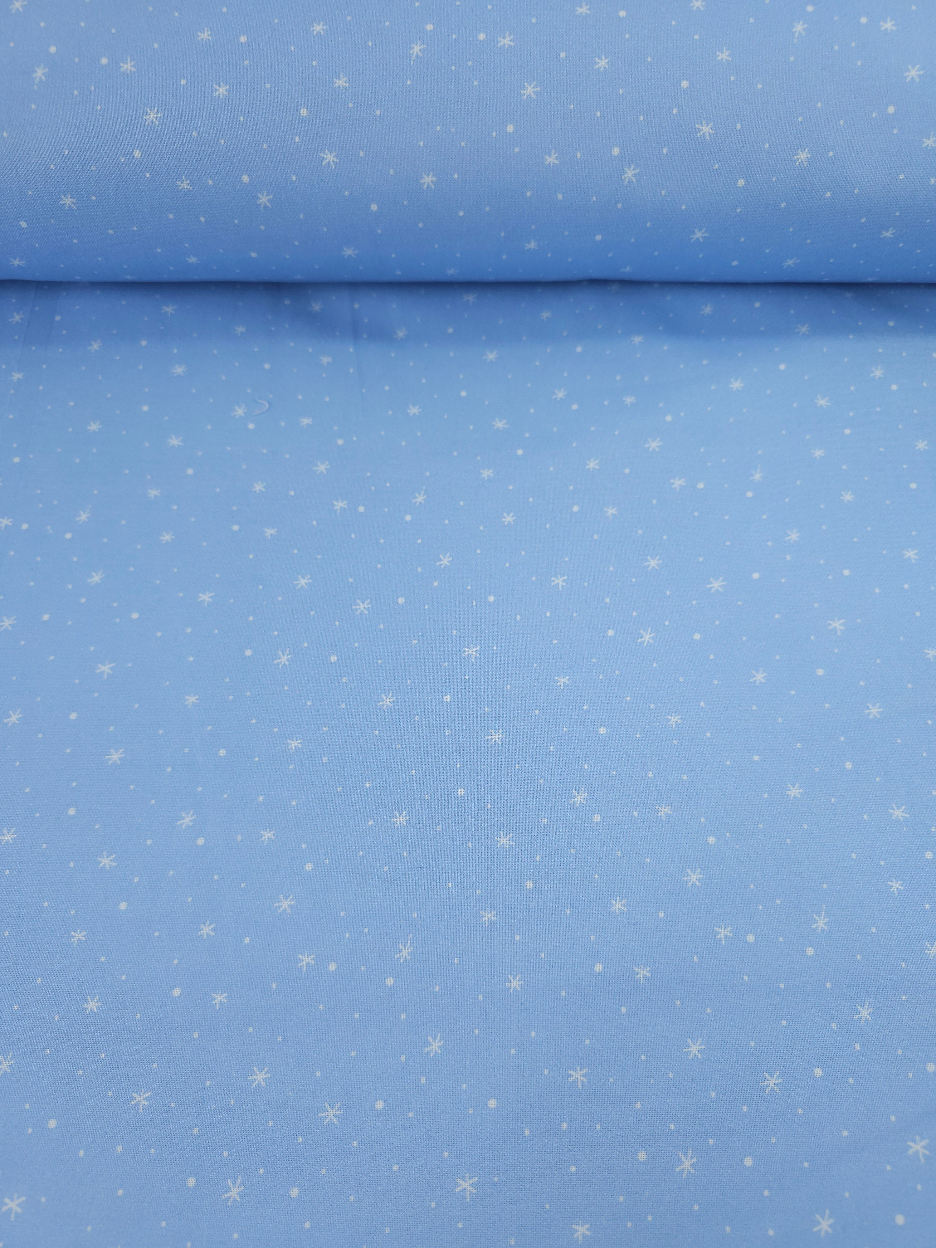 Baby Blue Star 100% Cotton