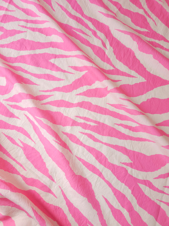 Pink/Cream Zebra Stripe Modal