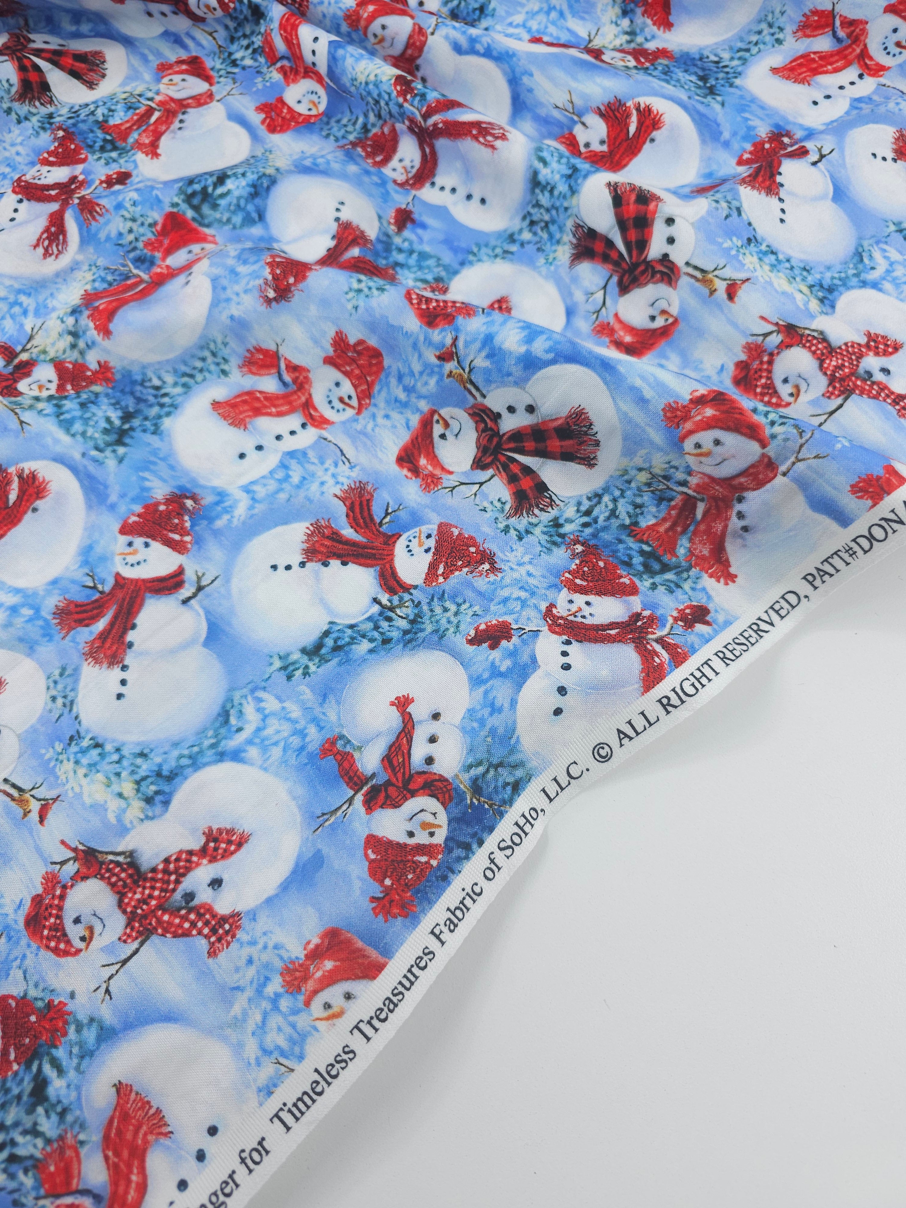 Frosty The Snowman 100% Cotton