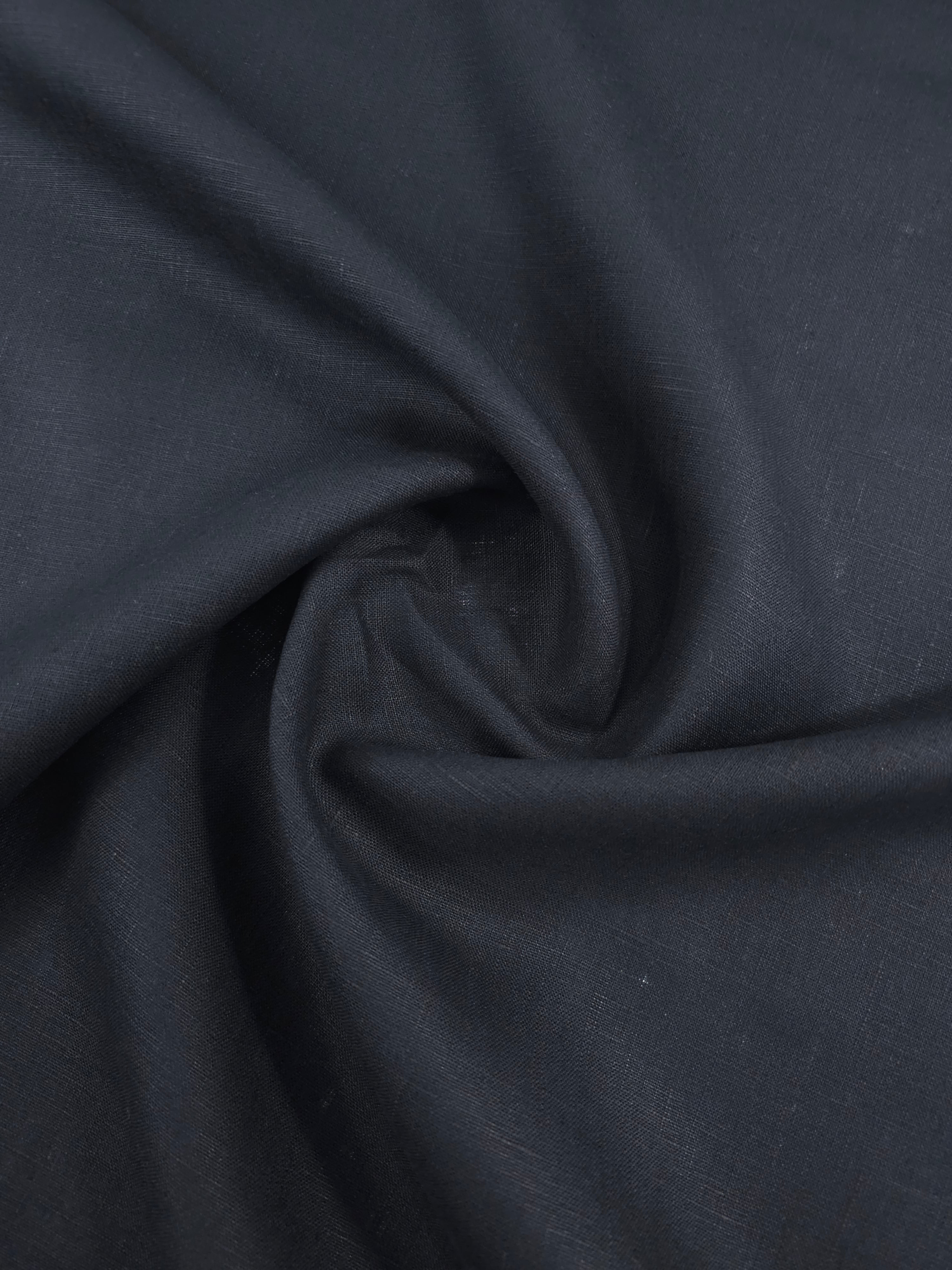 Black 100% Linen