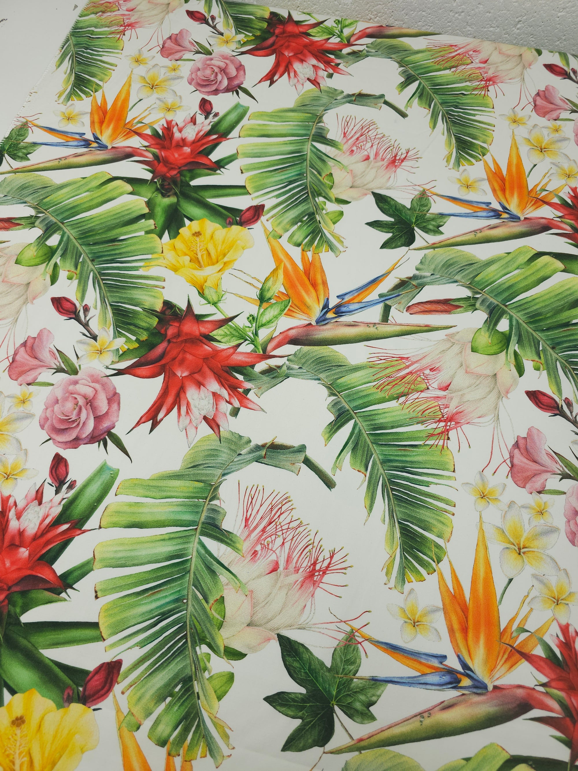 Tropicana Luau Blooms Stretch Cotton Poplin