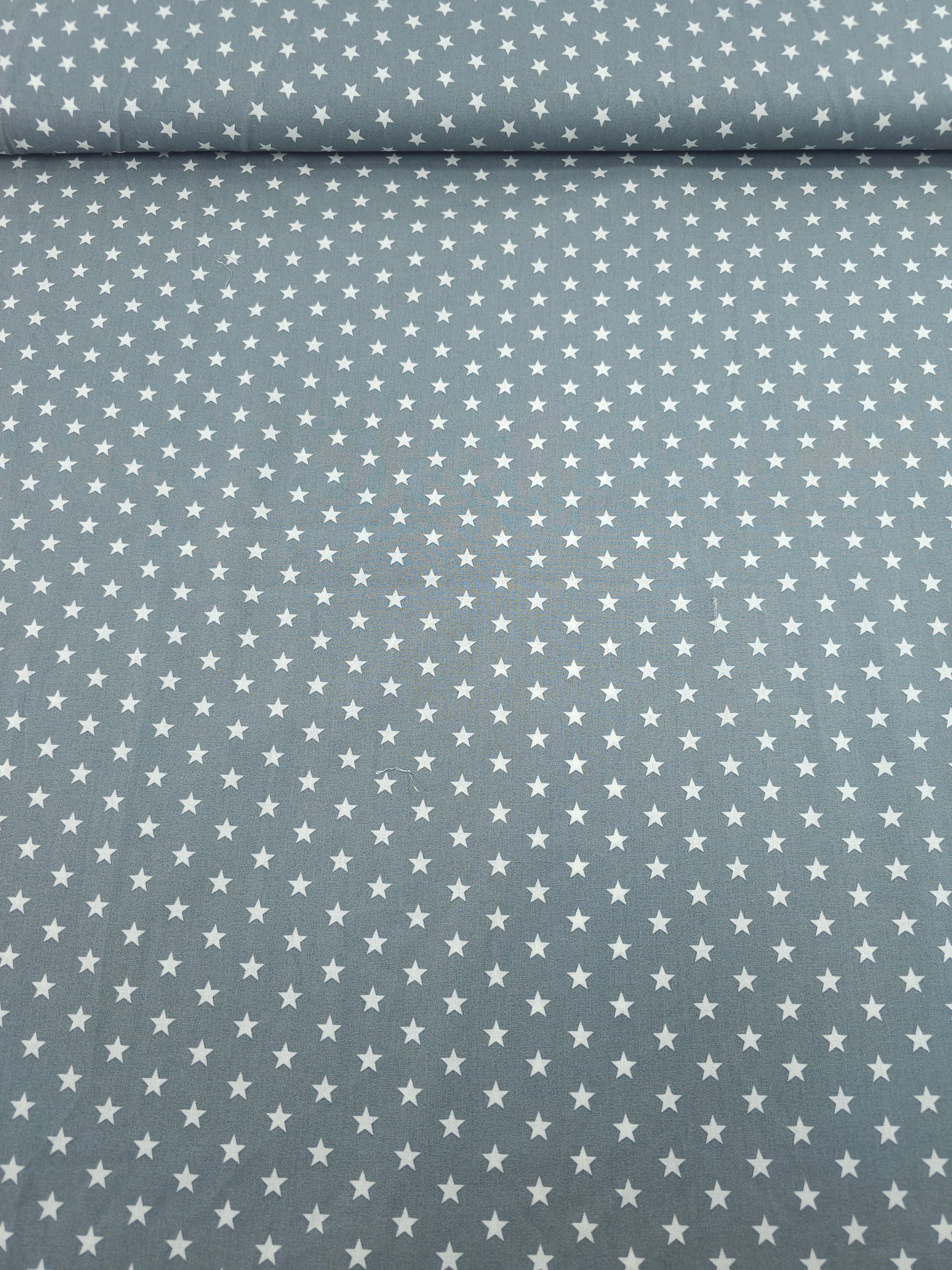 Grey Petit Stars Lightweight Cotton 57" *DEFECT*