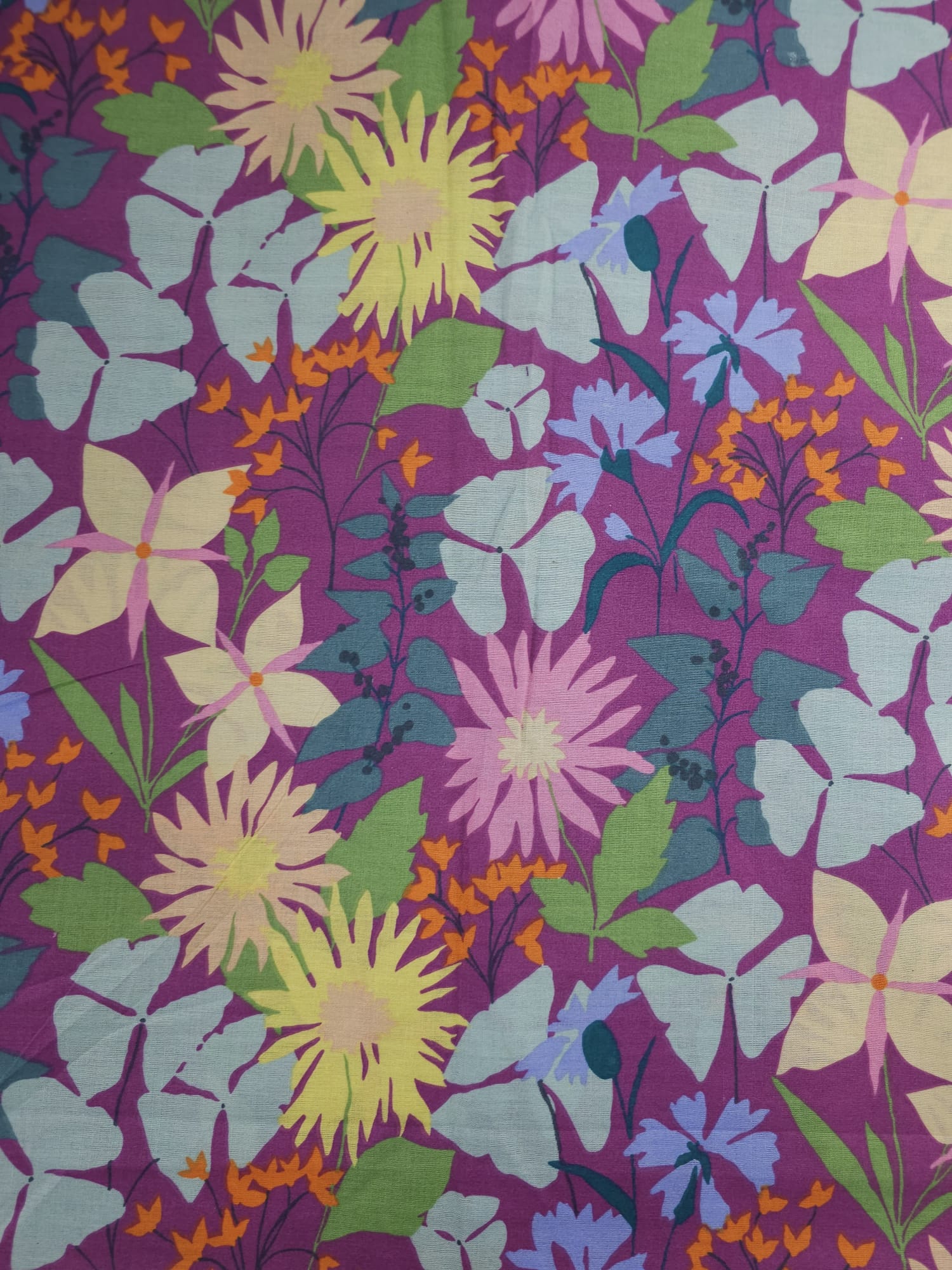 Violet Verve Cotton - 1.3m Piece