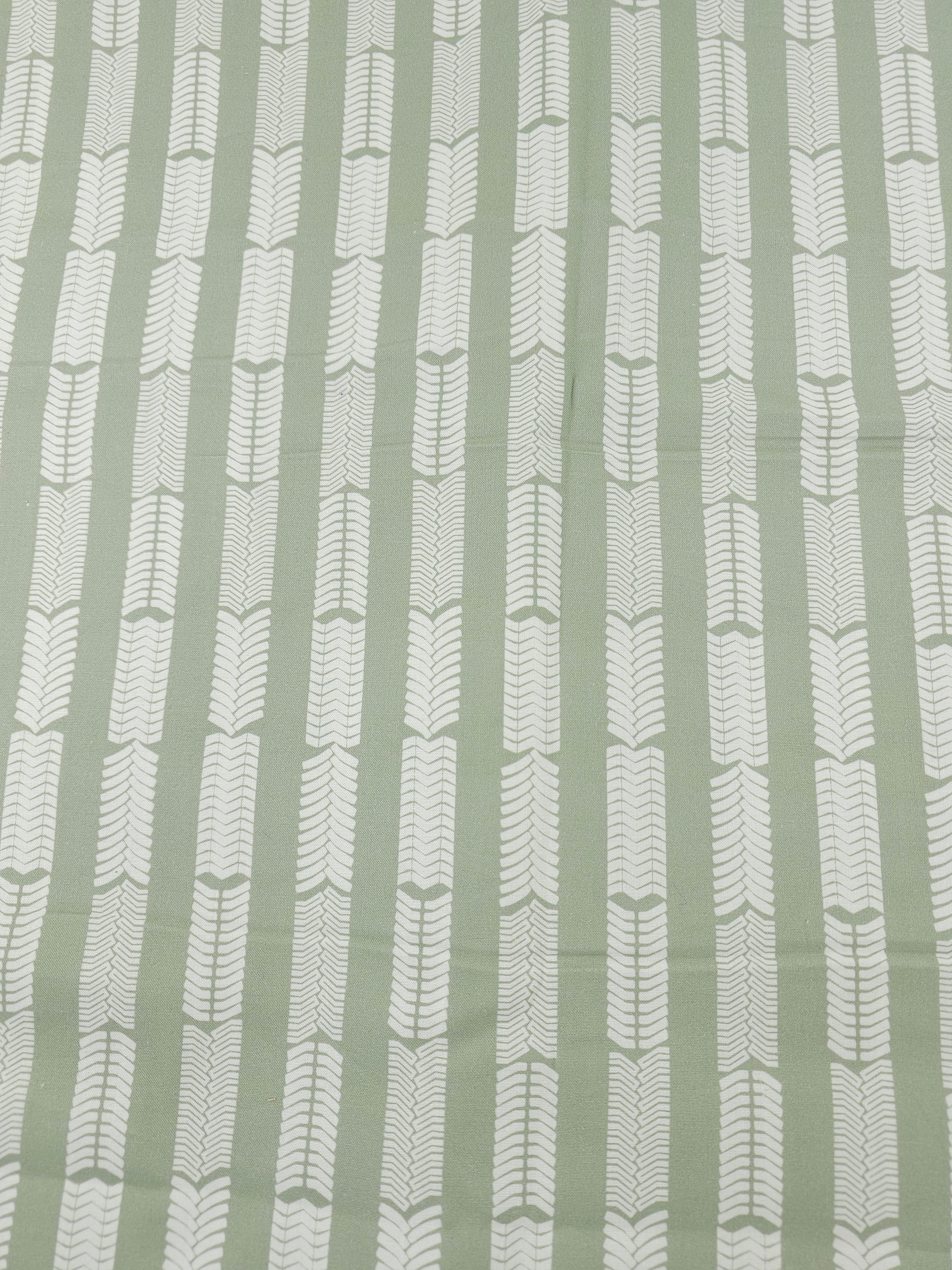 Sage arrow Cotton- 1.3m piece