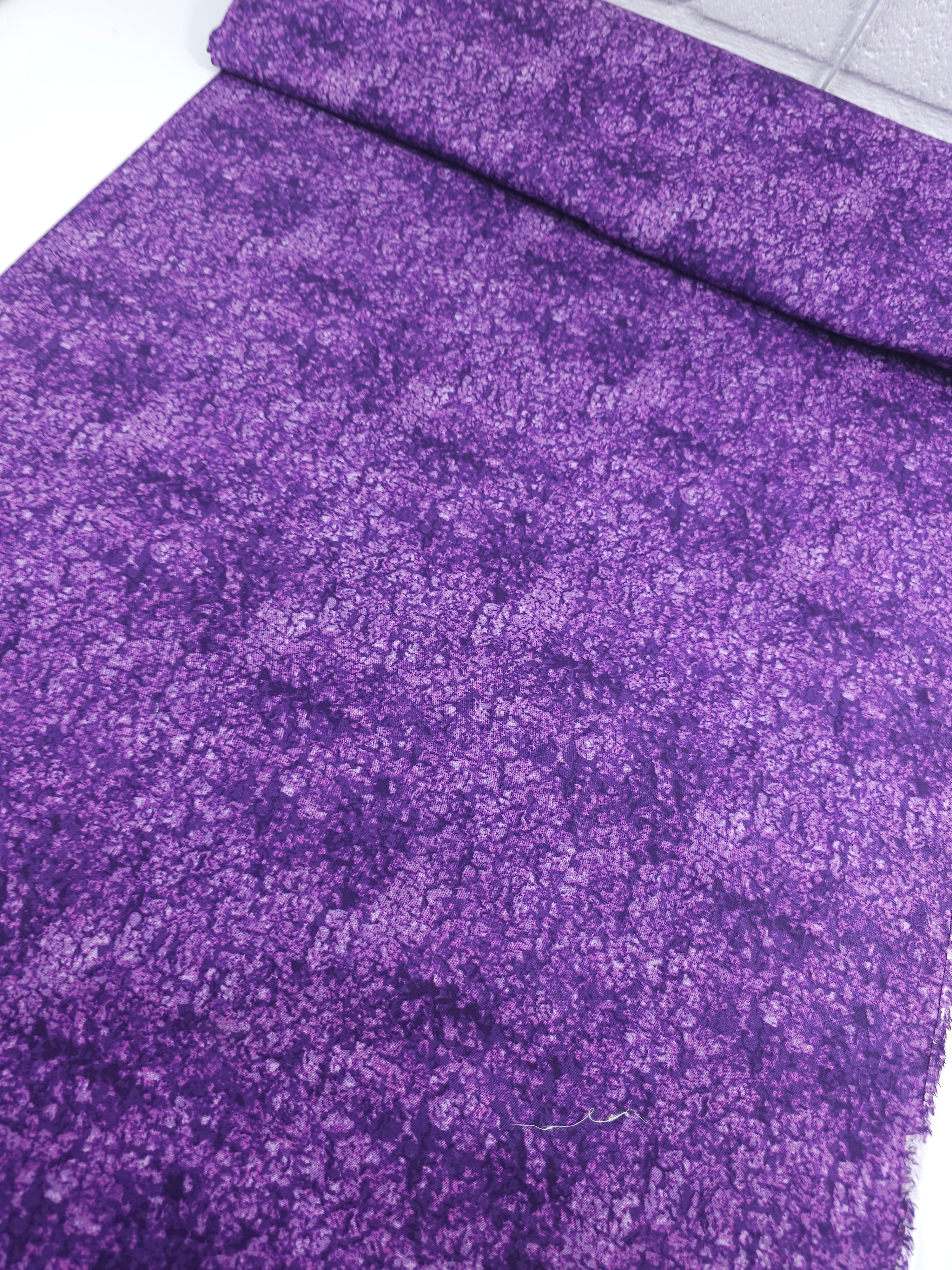 Purple Static Stones 100% Cotton