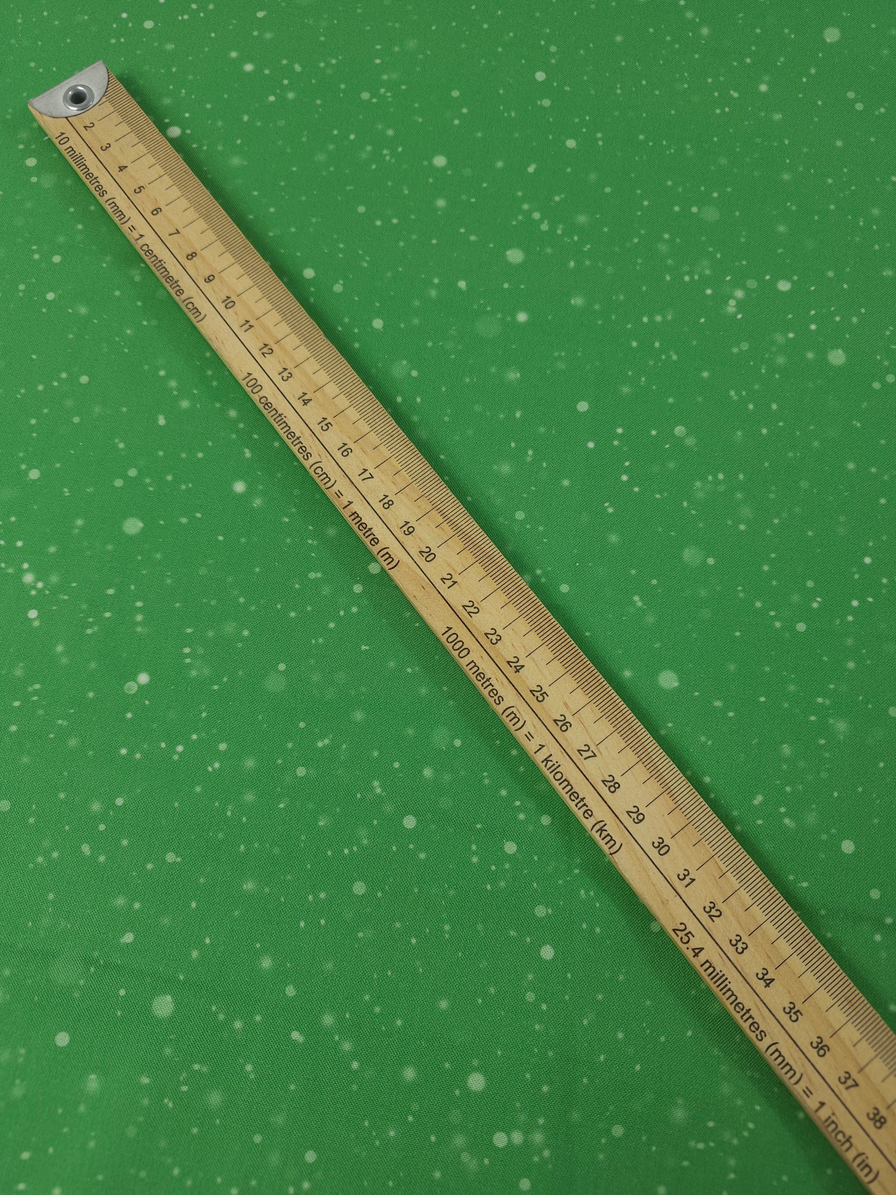 Green Speckle Dot 100% Cotton