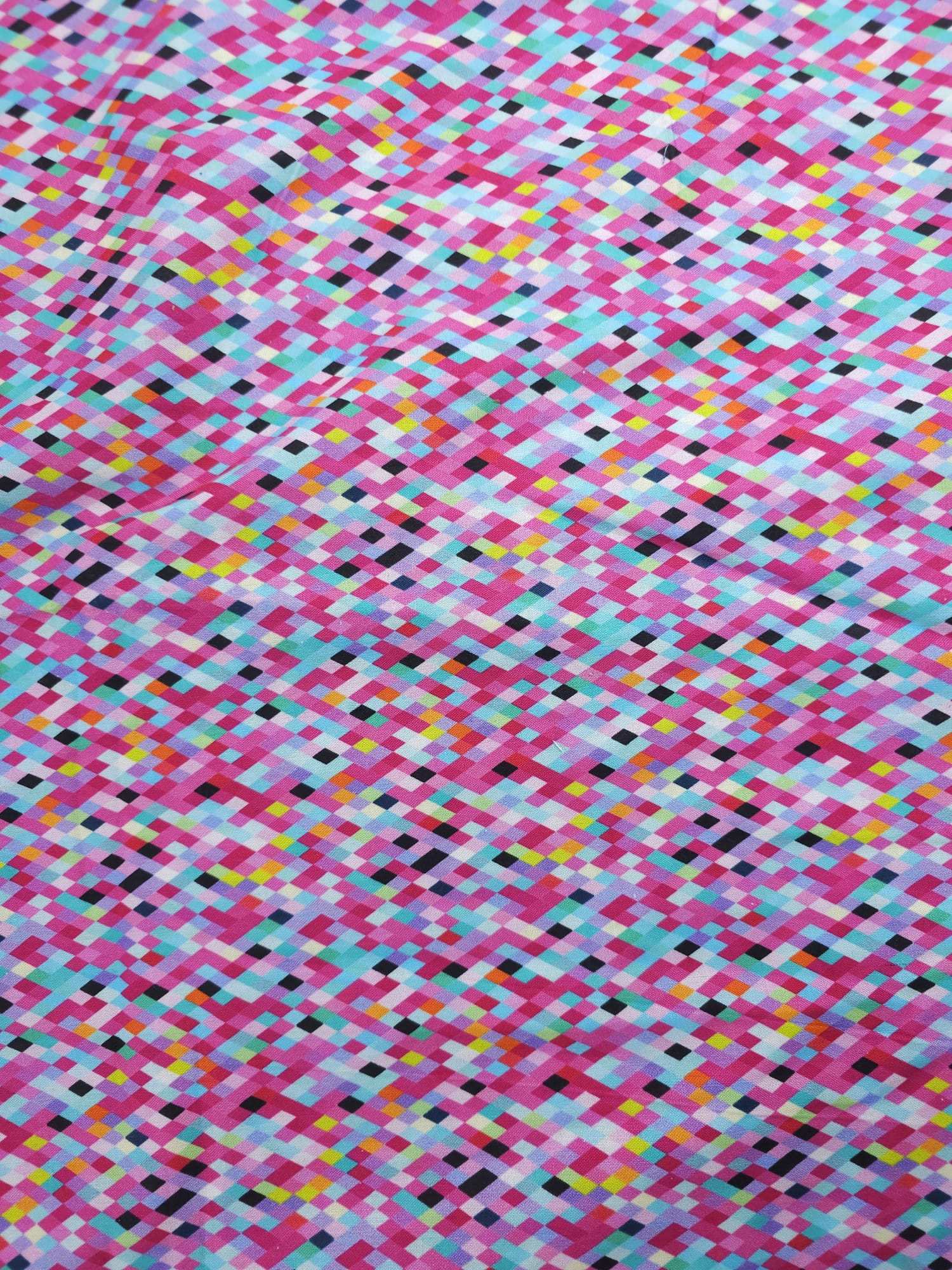 Tessellation Pink Cotton (Various Sizes)