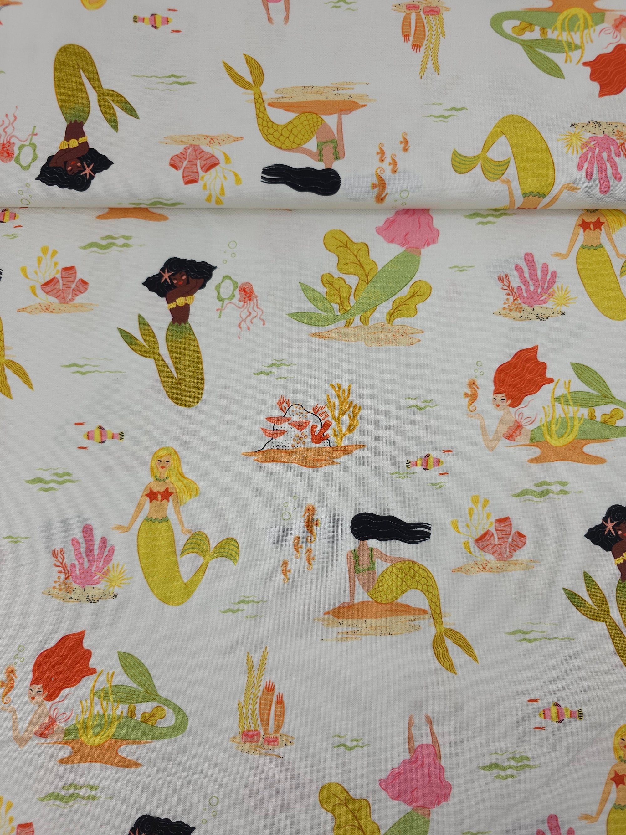 Mermaid Party 100% Cotton
