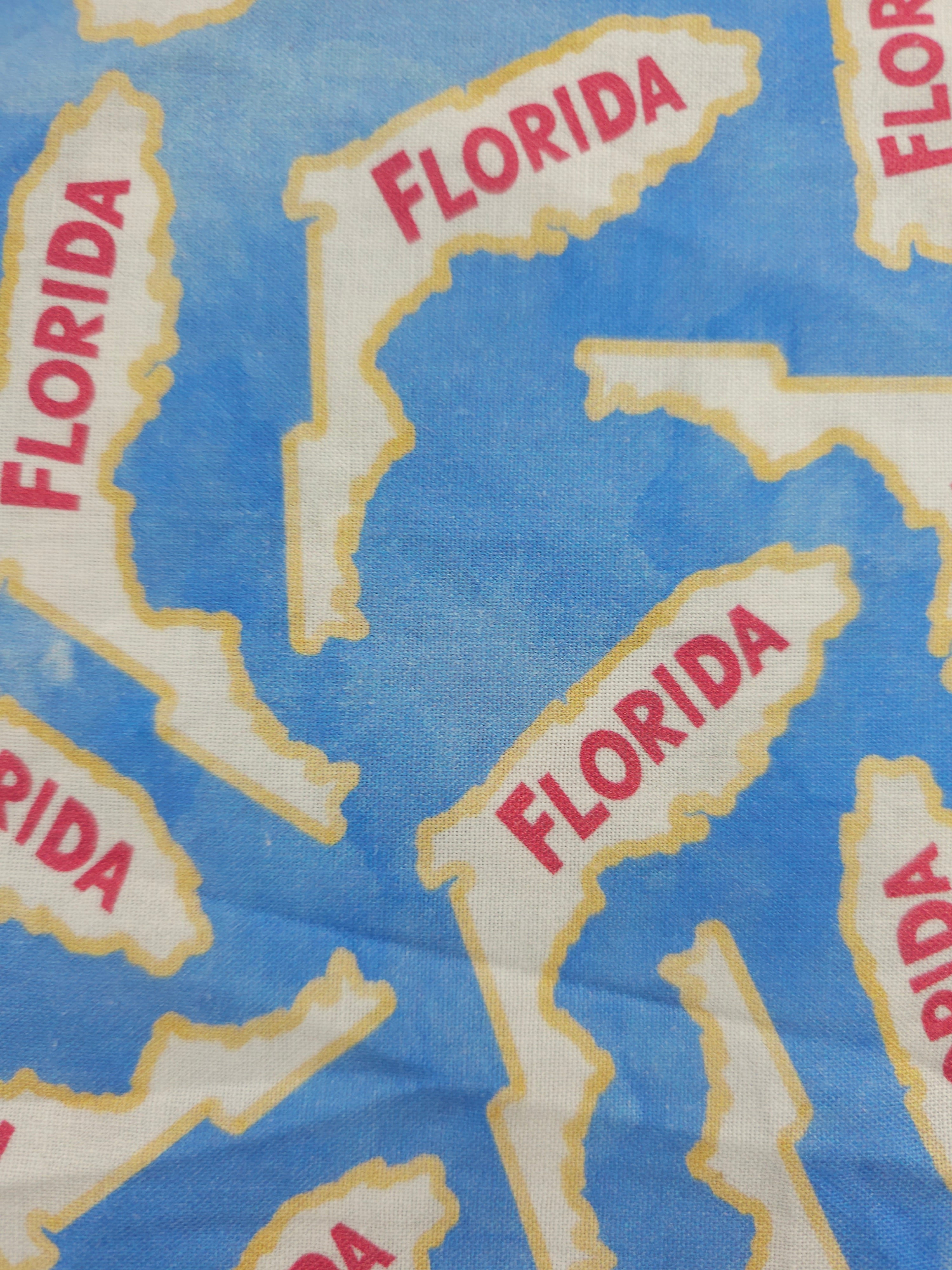 Florida Florida Florida 100% Cotton - 1.80m Piece