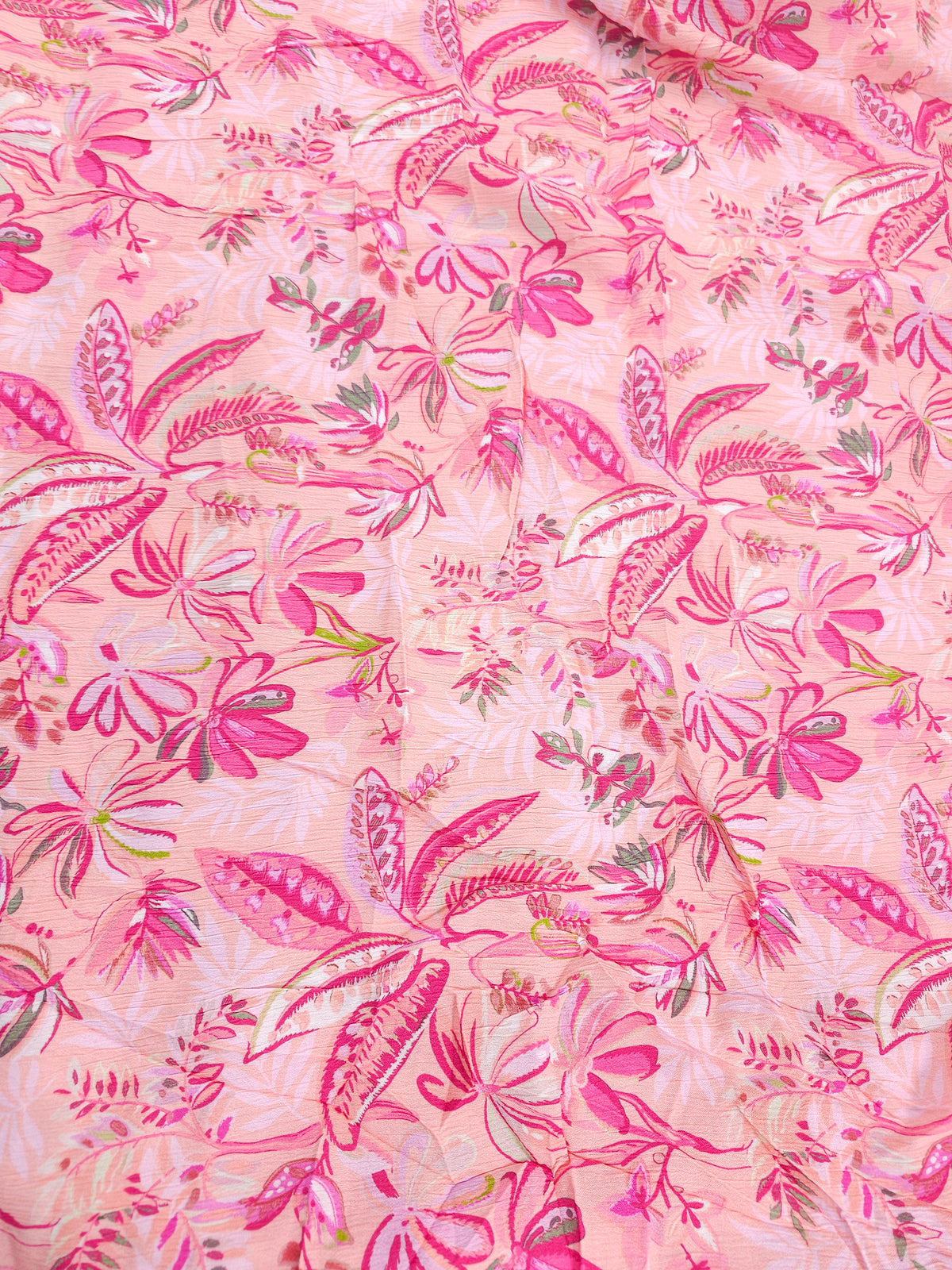 Pink fauna Viscose crepe- 2.3m piece