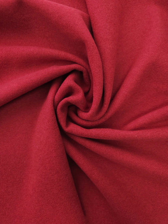 Red Medium-Weight Wool Mix