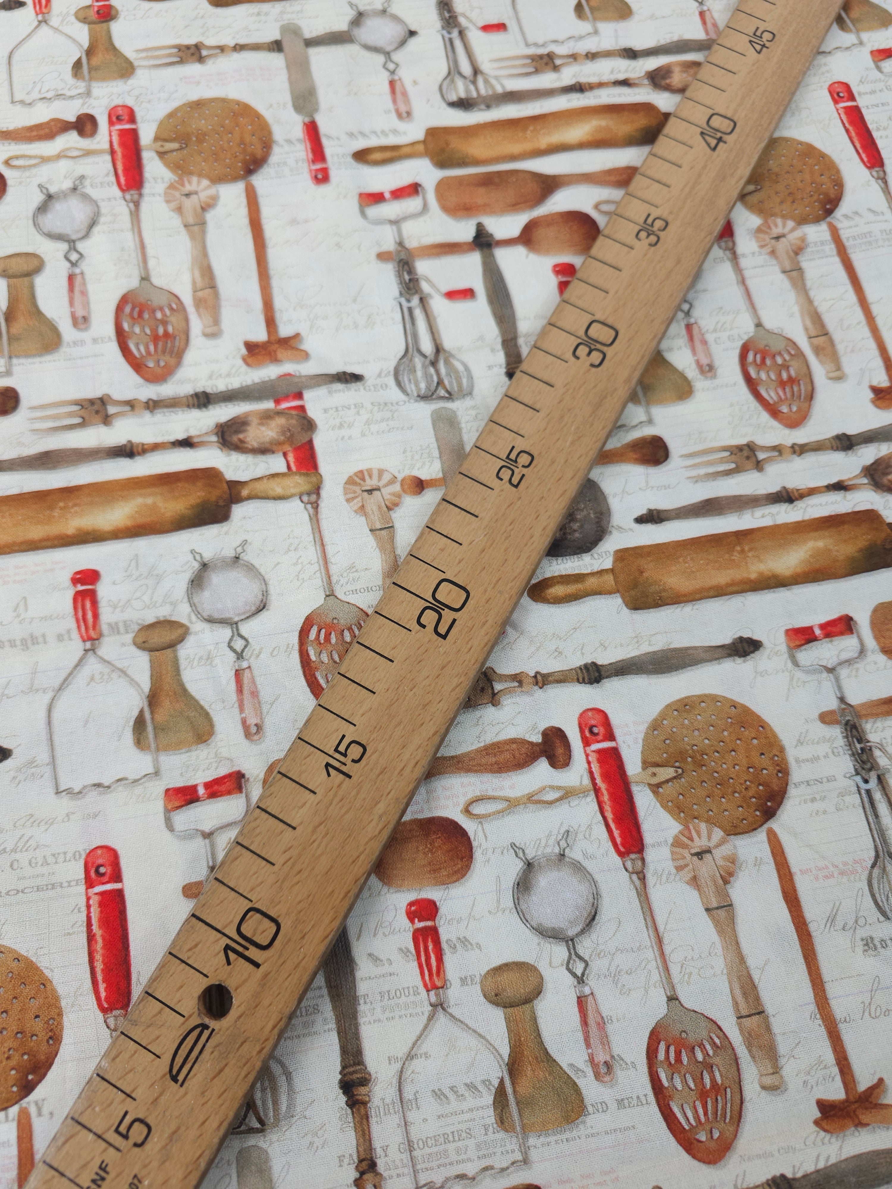 Cottage Kitchen Utensils 100% Cotton