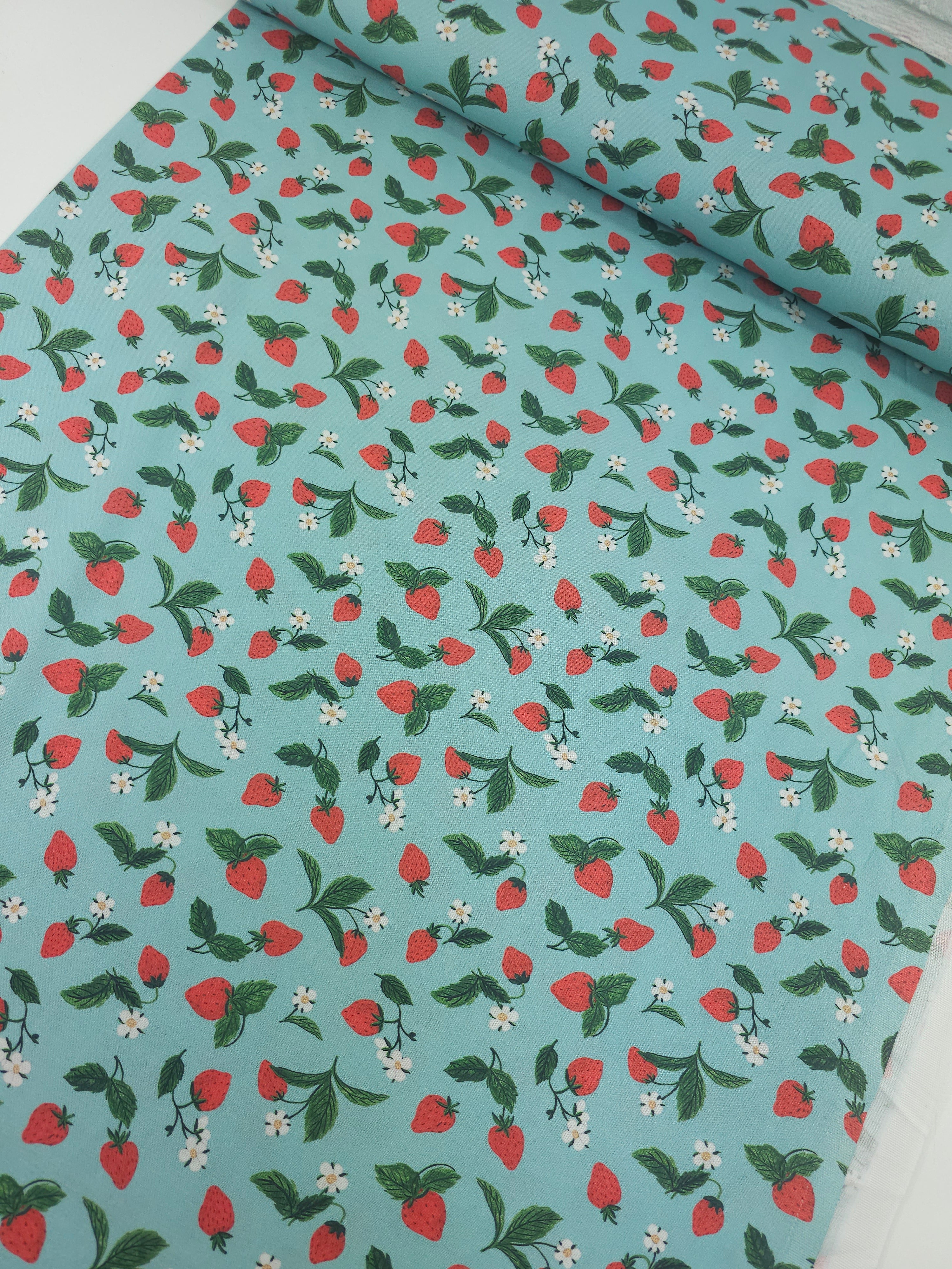Strawberry Field Party 100% Cotton