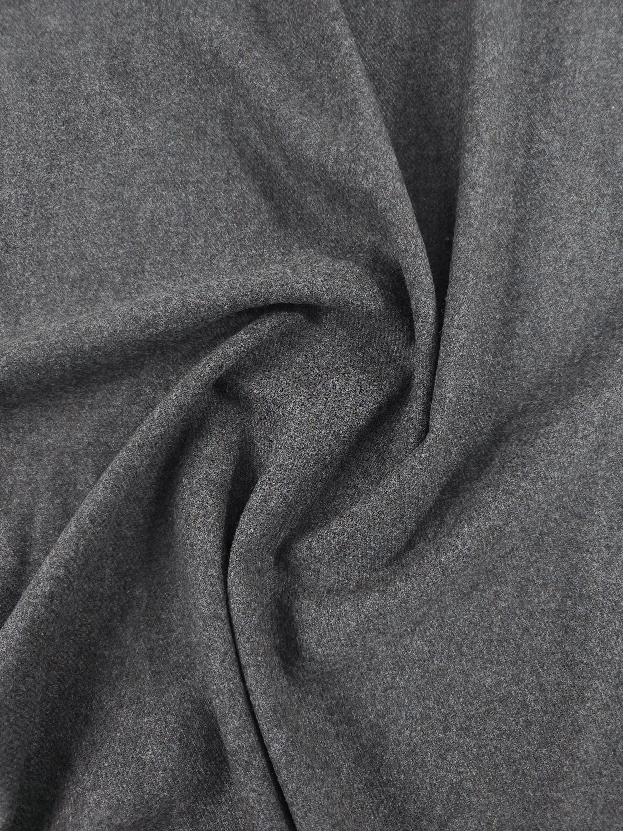 Grey Twill Soft 100% Wool *ABRAHAM MOON*