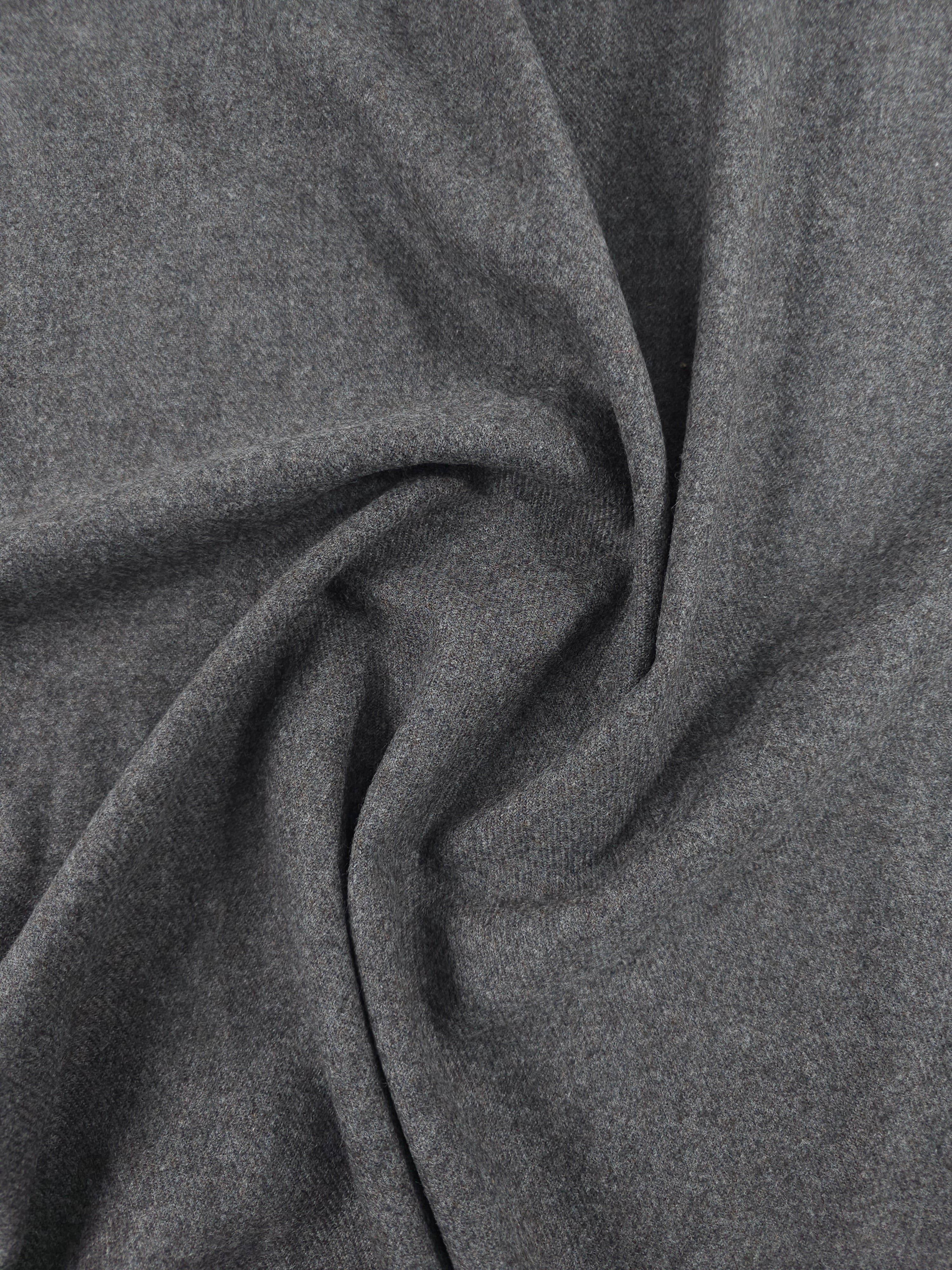 Grey Twill Soft 100% Wool *ABRAHAM MOON*