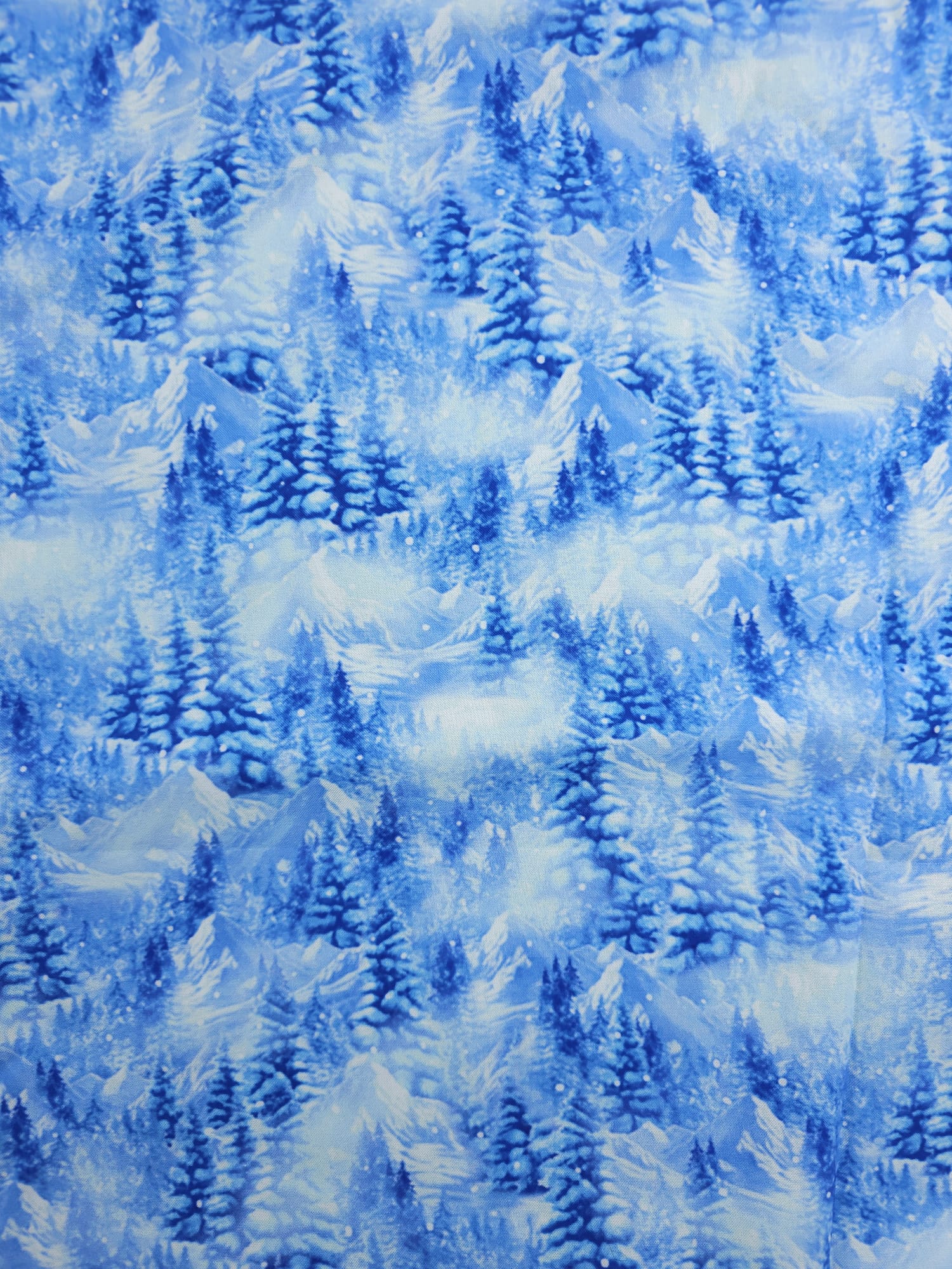 Frost Winter Scenic Cotton - 3.4m piece