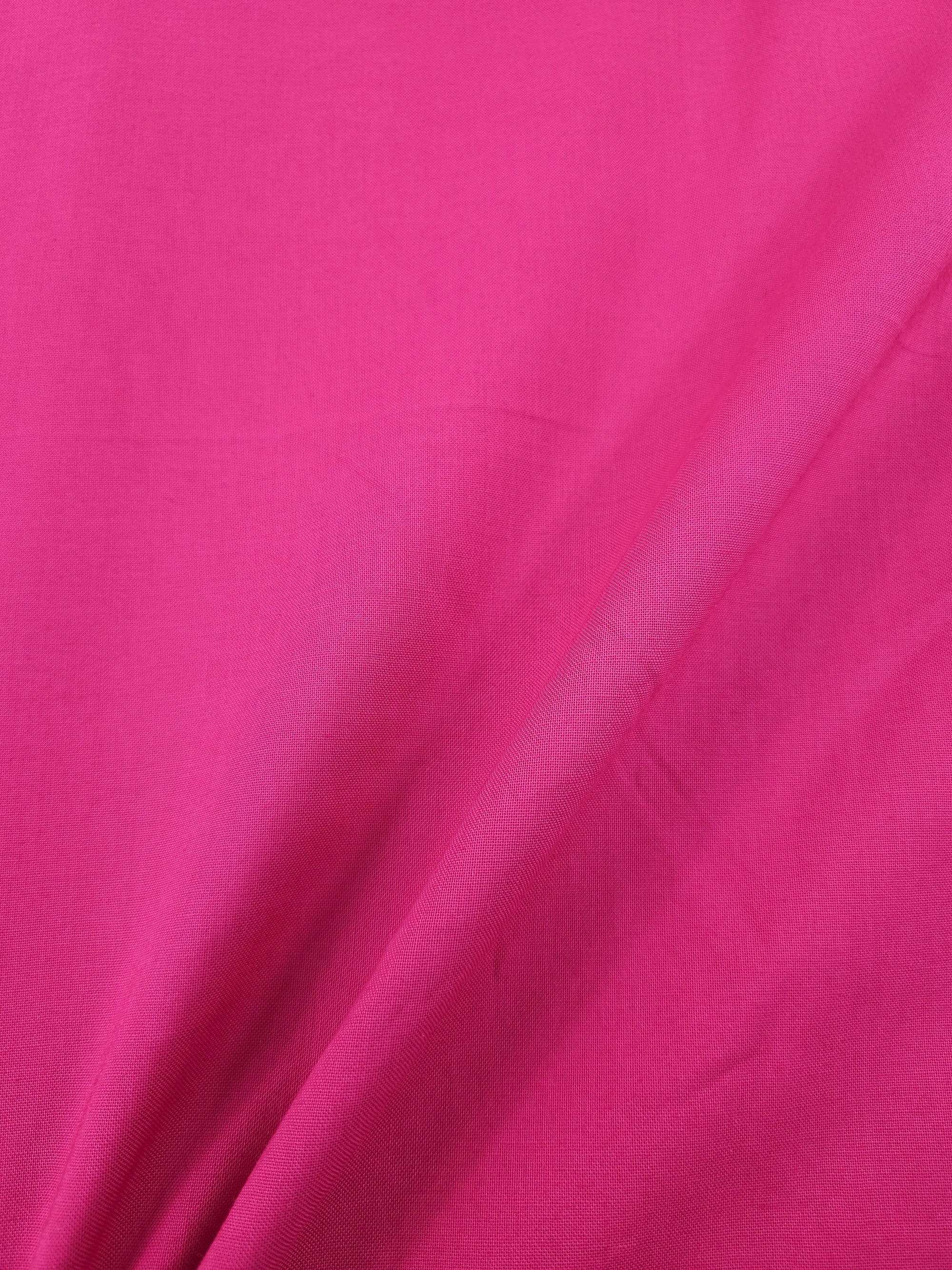 Hot Pink 100% Cotton