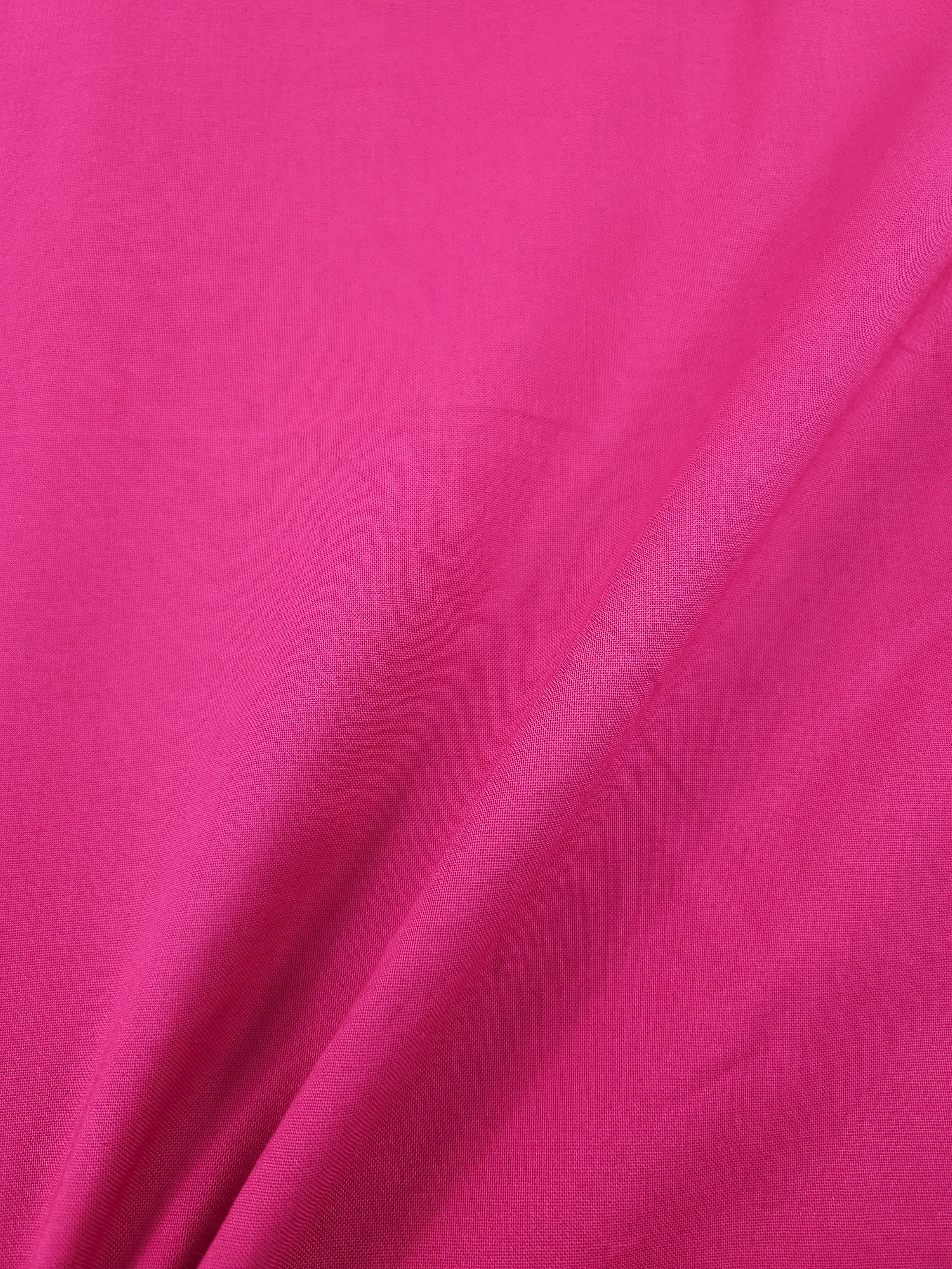 Hot Pink 100% Cotton