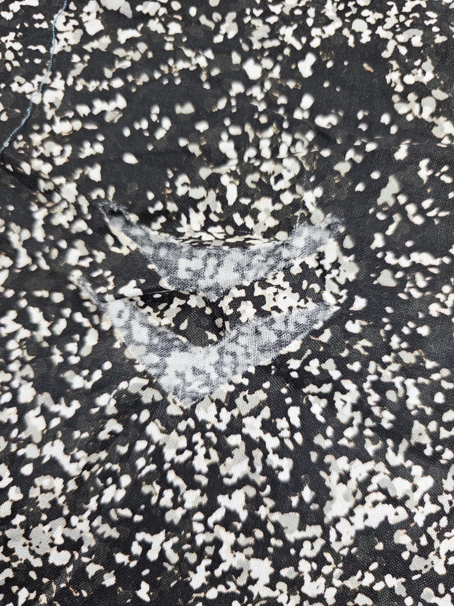 Diffused Starlight Black Cotton (Defect) - 2.6m Piece