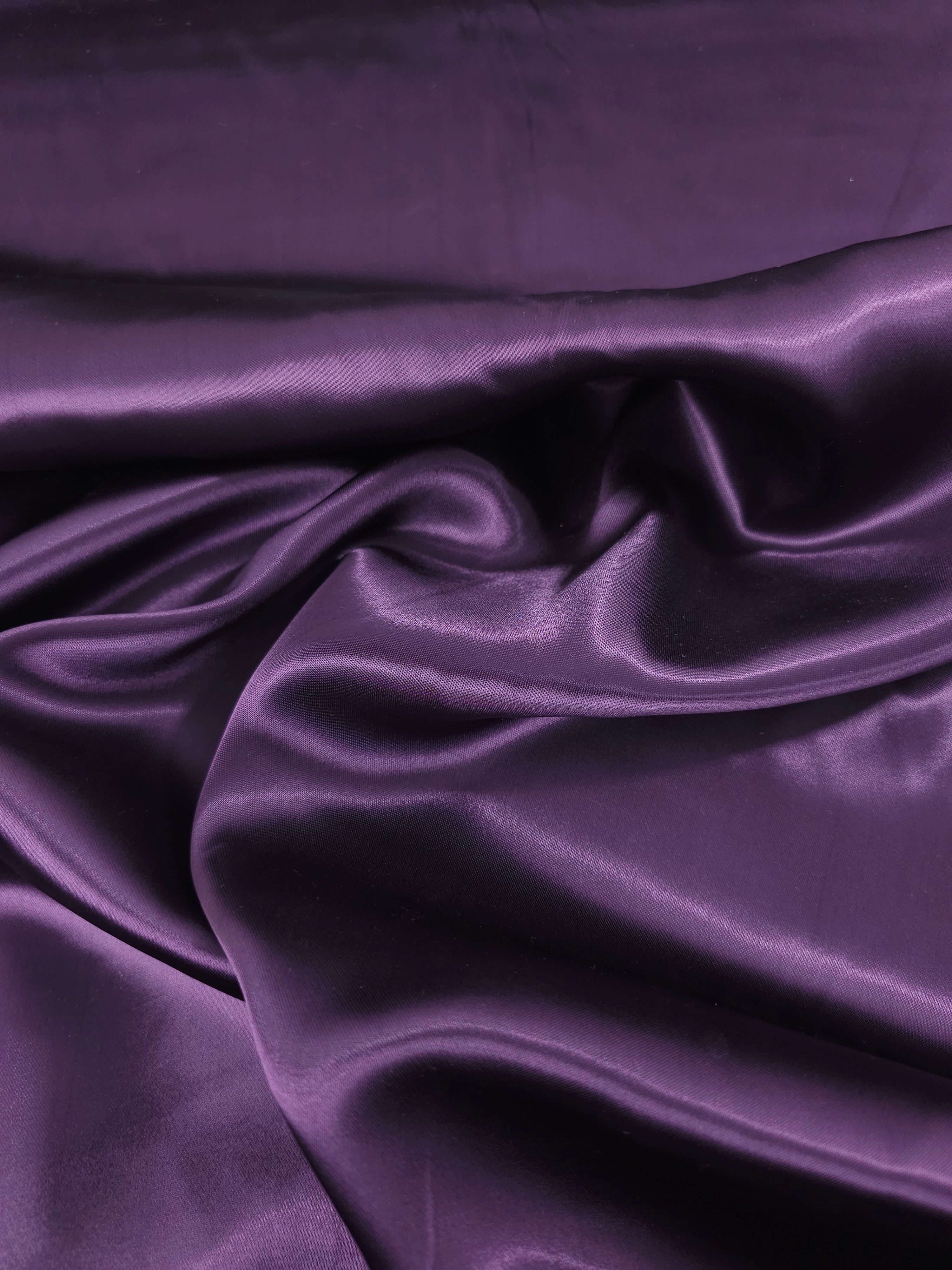 Midnight Purple Liquid Satin