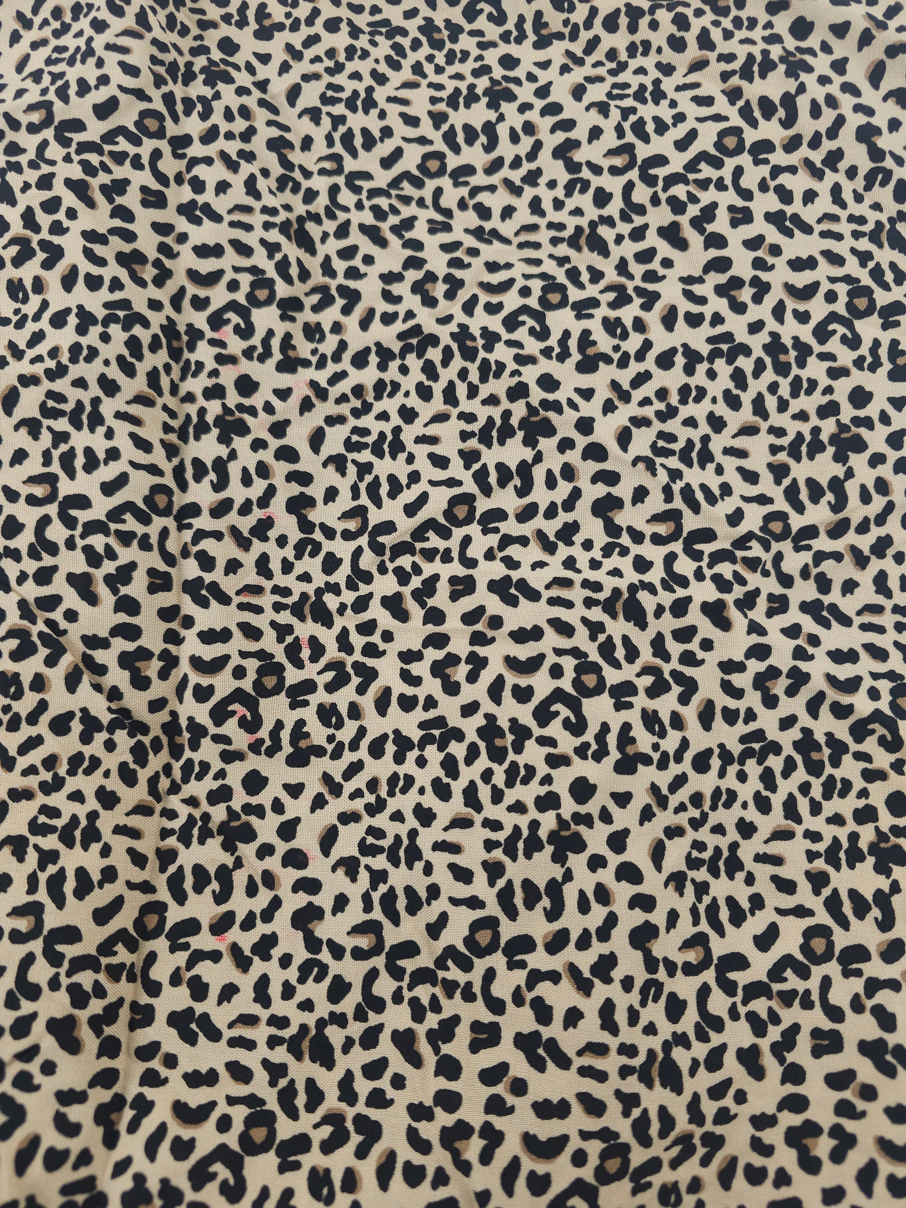Tiny cheetah Viscose- 1.5m piece