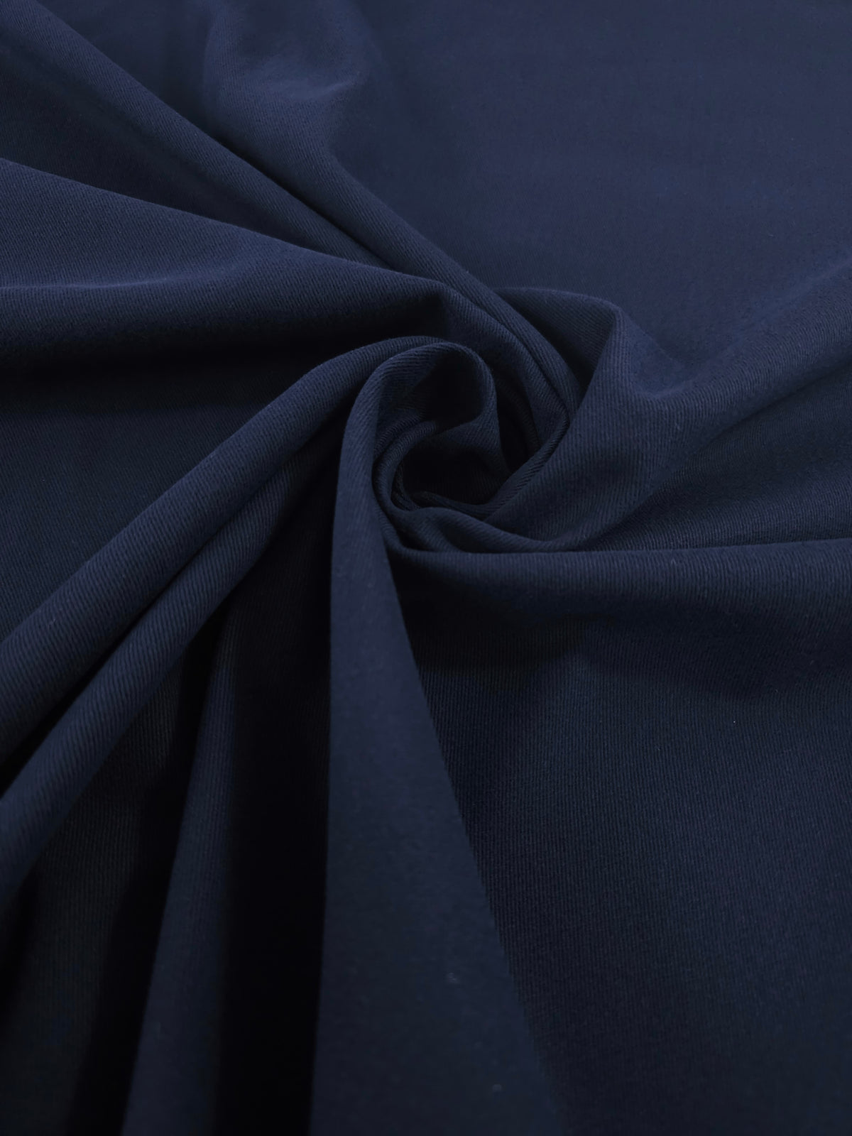 Midnight Navy Brushed Cotton Twill