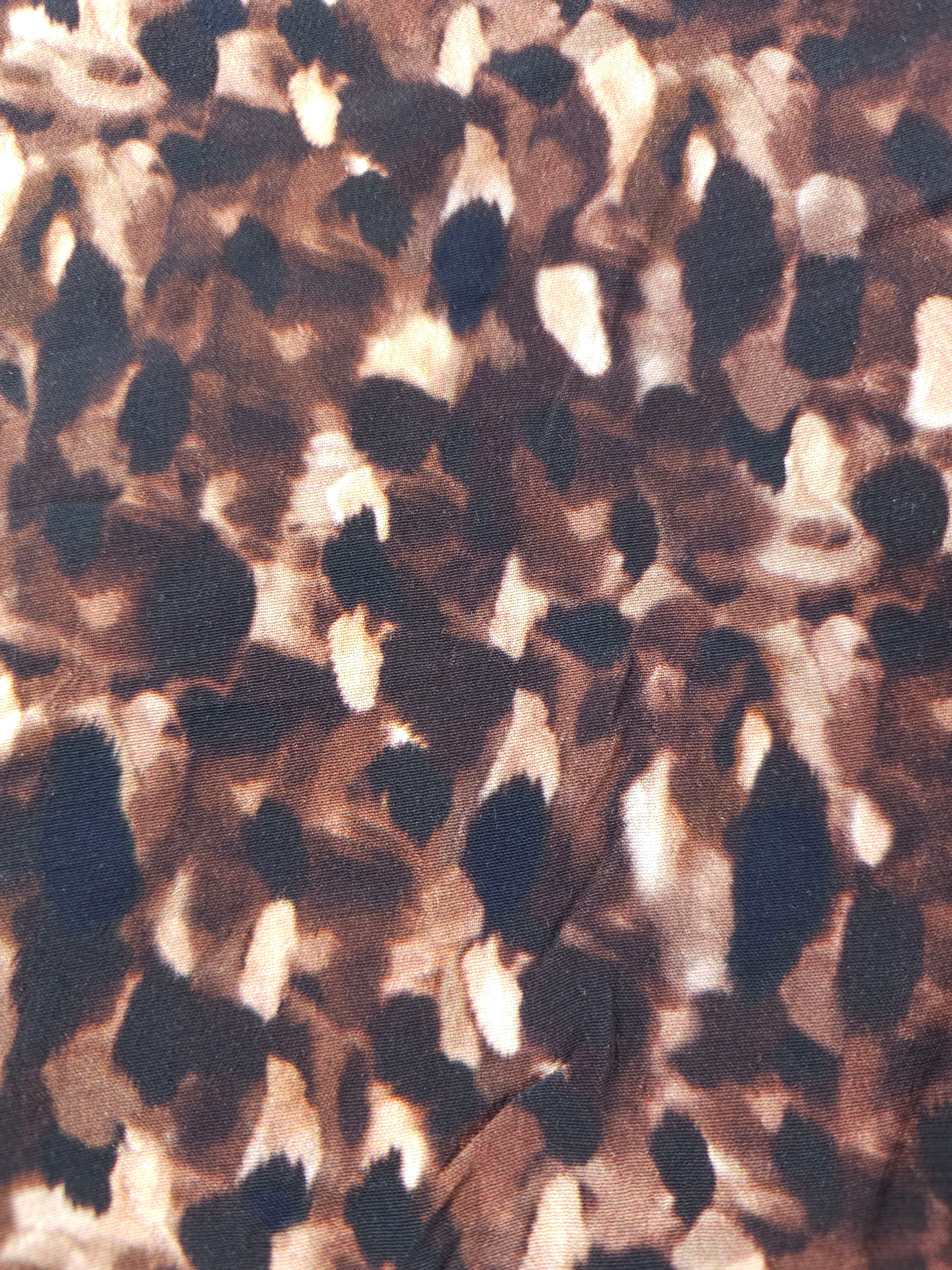 Abstract cheetah Viscose- 1.4m piece