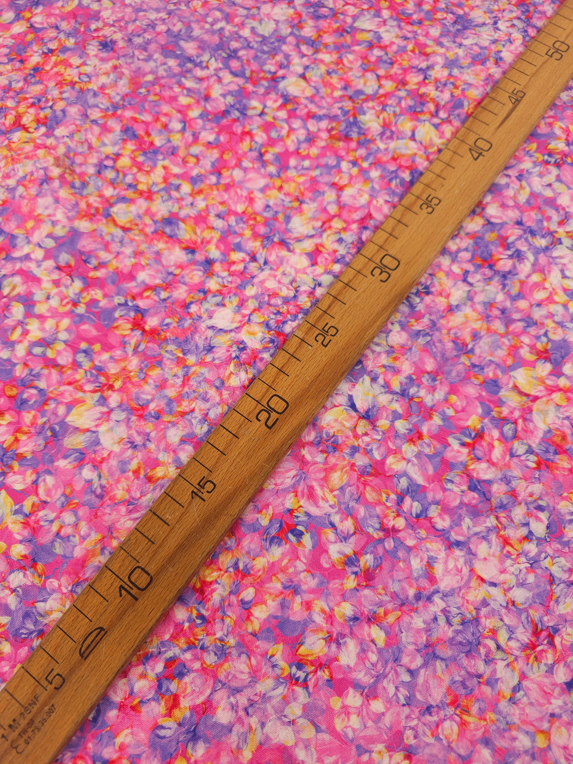 Pink Foilage Petal 100% Cotton 104” *EXTRA WIDE*