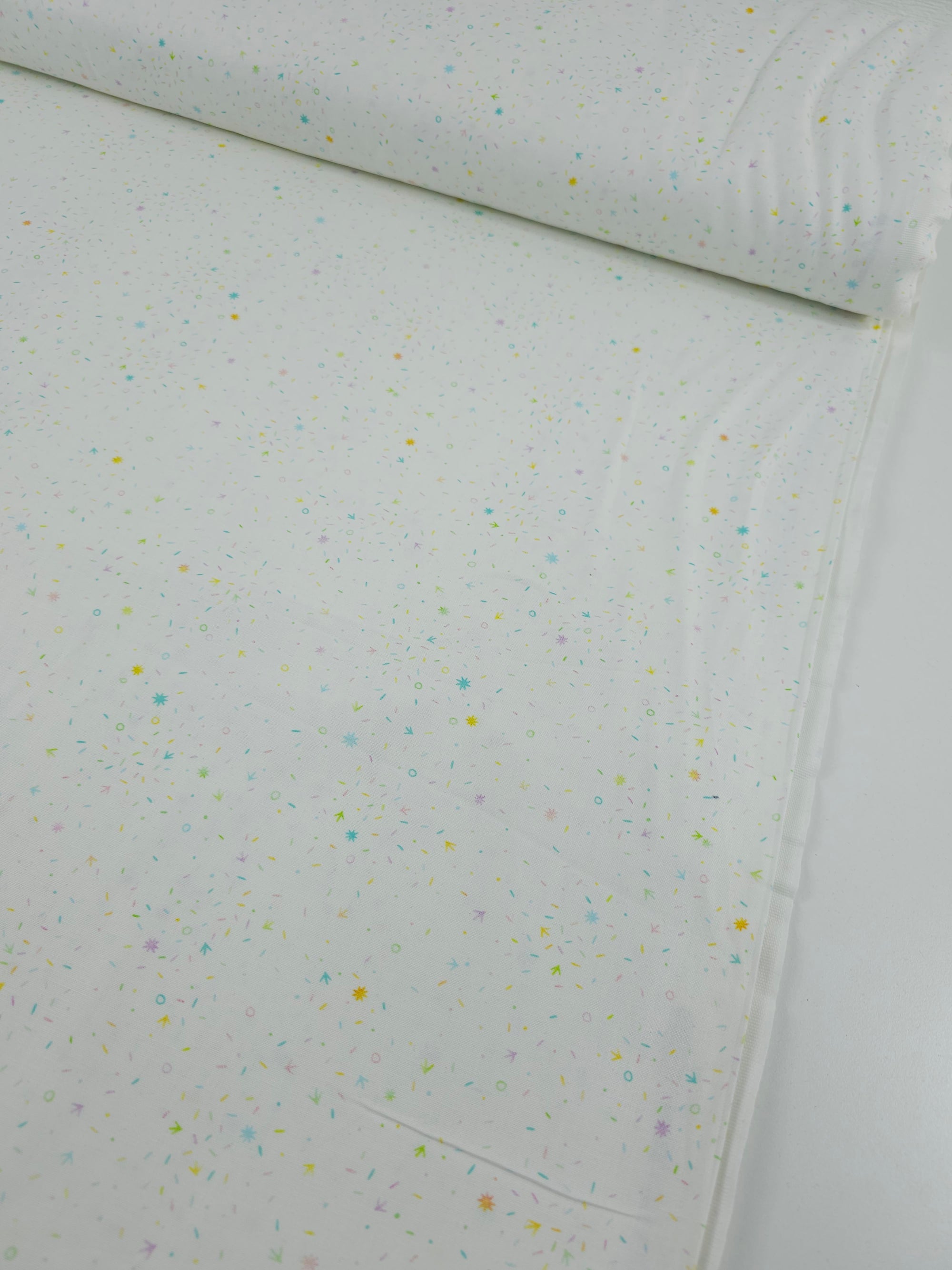 Multicolour Pastel Confetti 100% Cotton 114” *EXTRA WIDE*