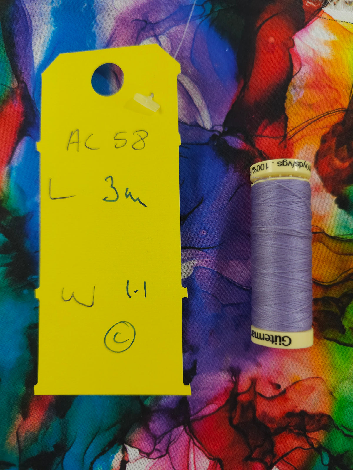 Rainbow Cotton- 3m piece