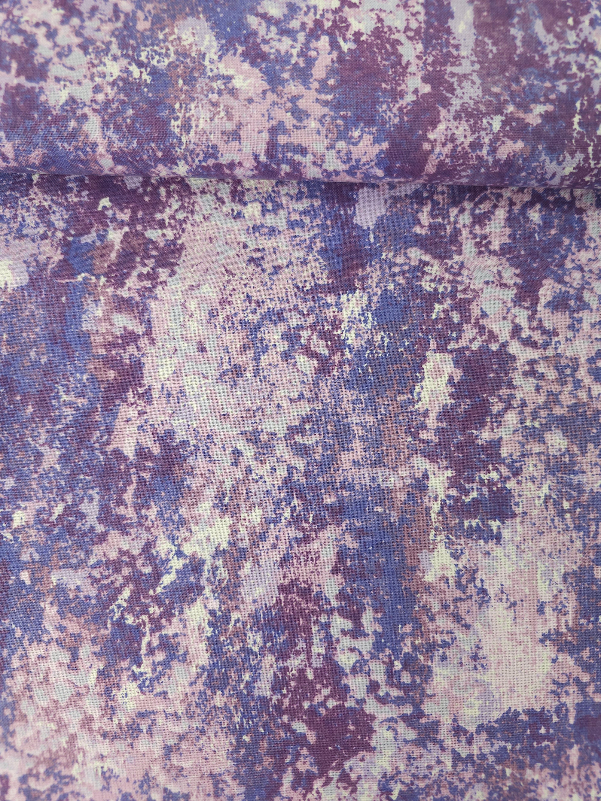 Lavender/Purple Abstract Scratch 100% Cotton