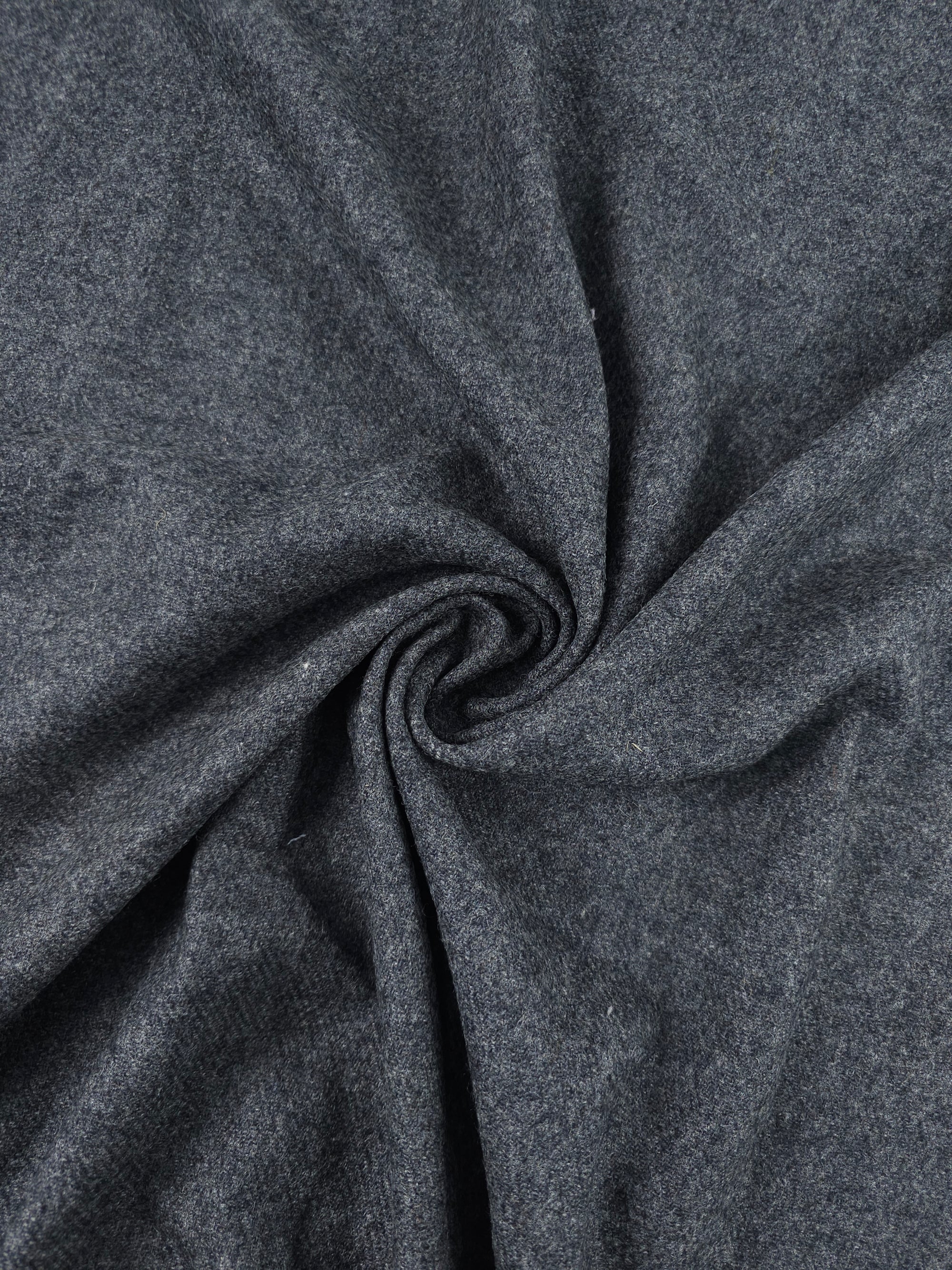 Dark Grey Twill Soft 100% Wool *ABRAHAM MOON*