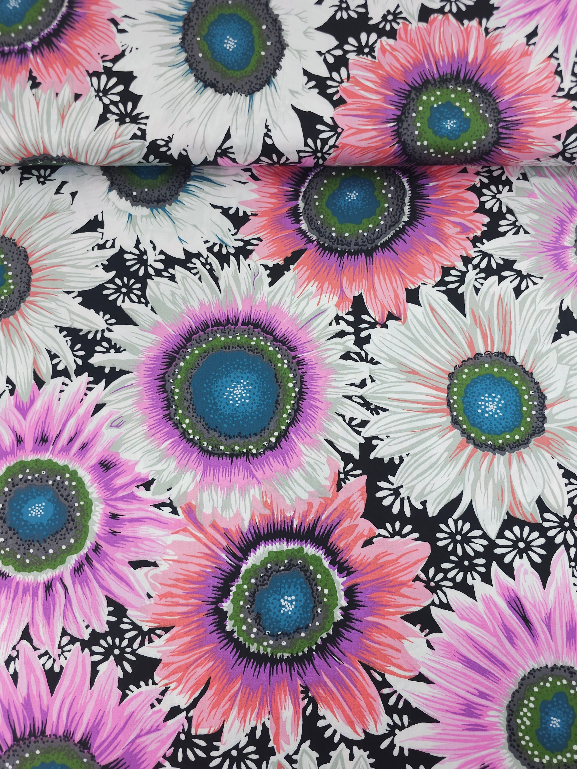 Van Gogh Floral Cotton Sateen 108" - Kaffe Fassett *EXTRA WIDE*