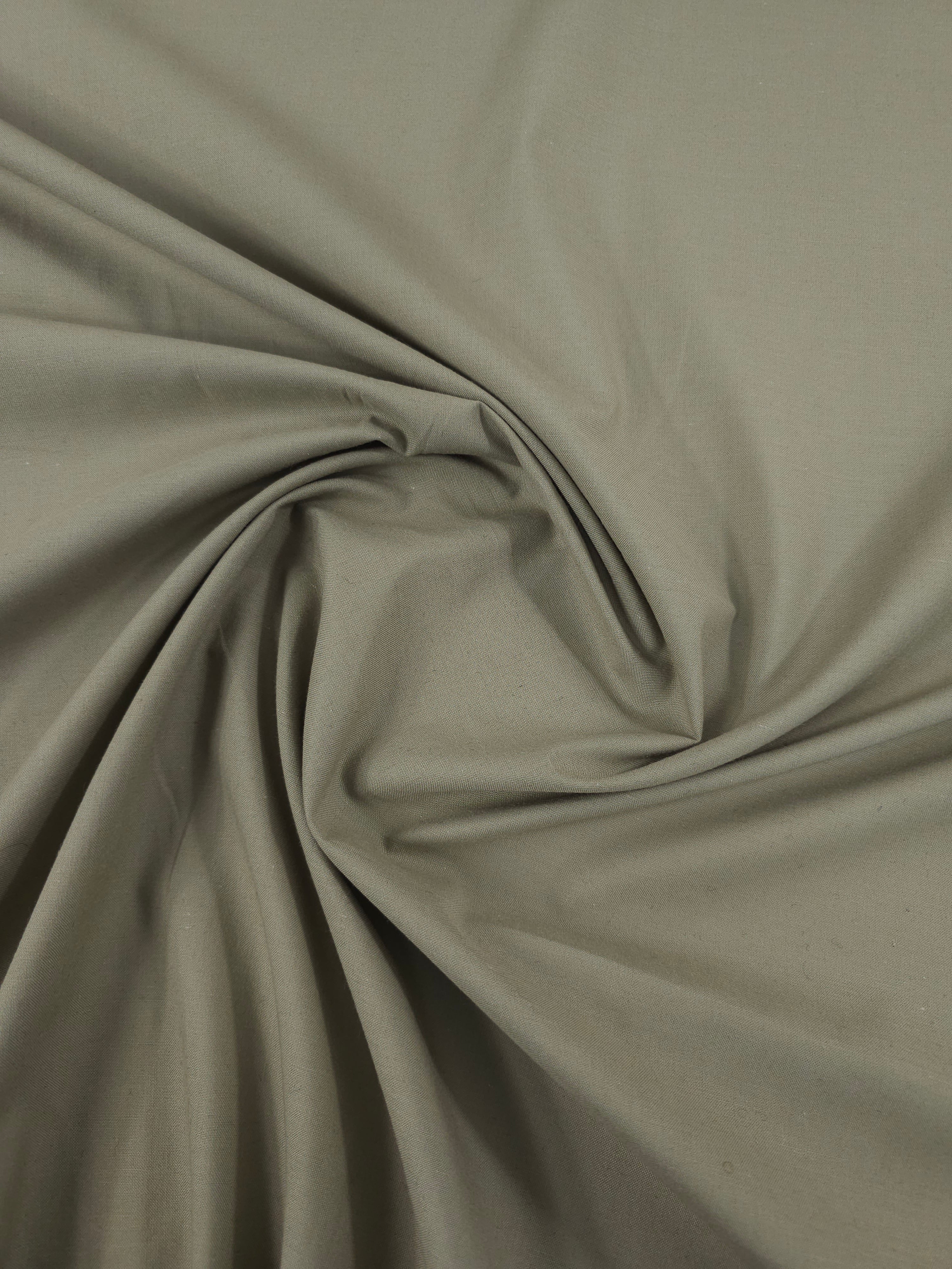 Khaki Greige Lightweight Cotton