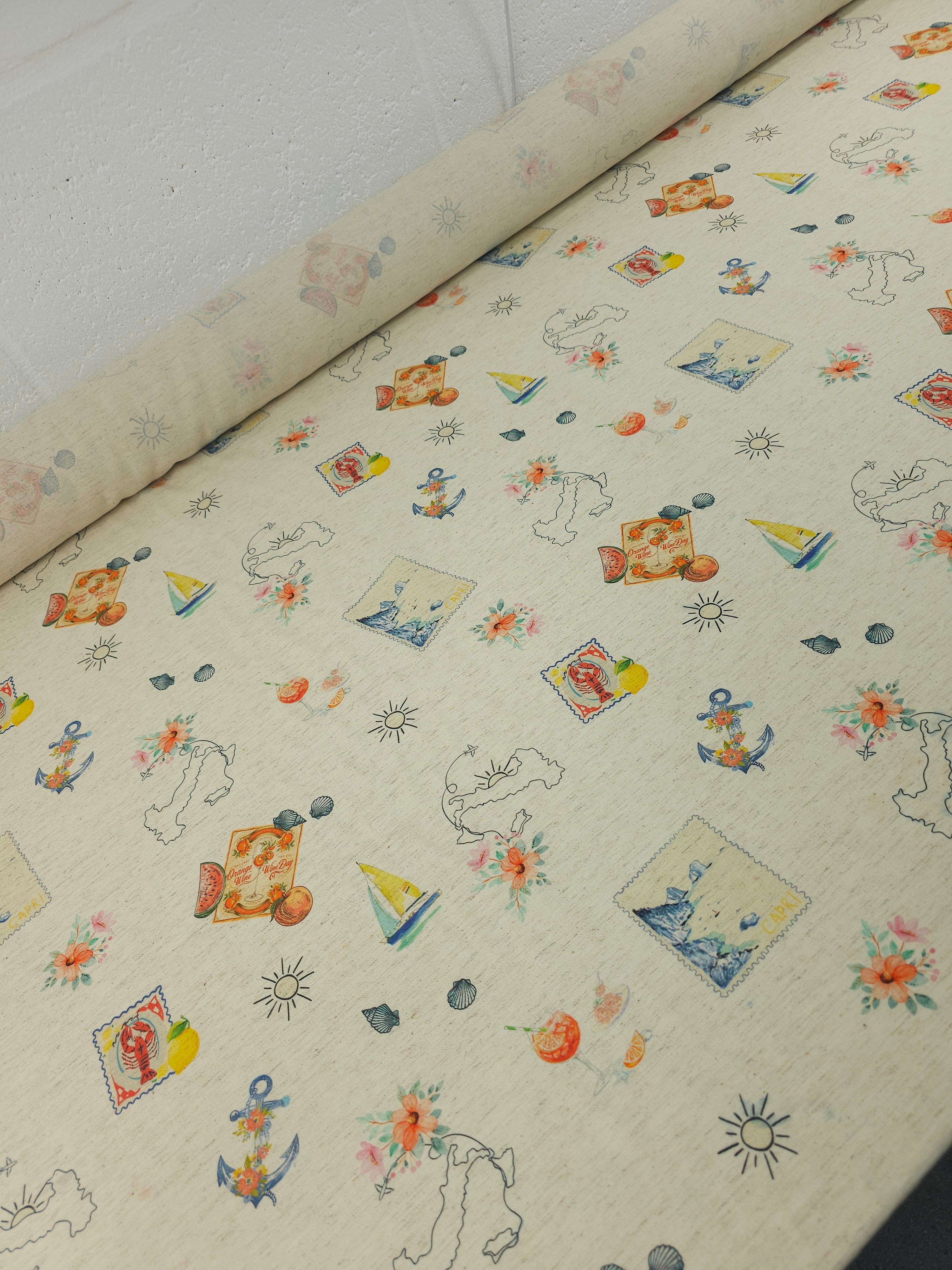 Italian Summer Vibe Cotton Viscose Linen