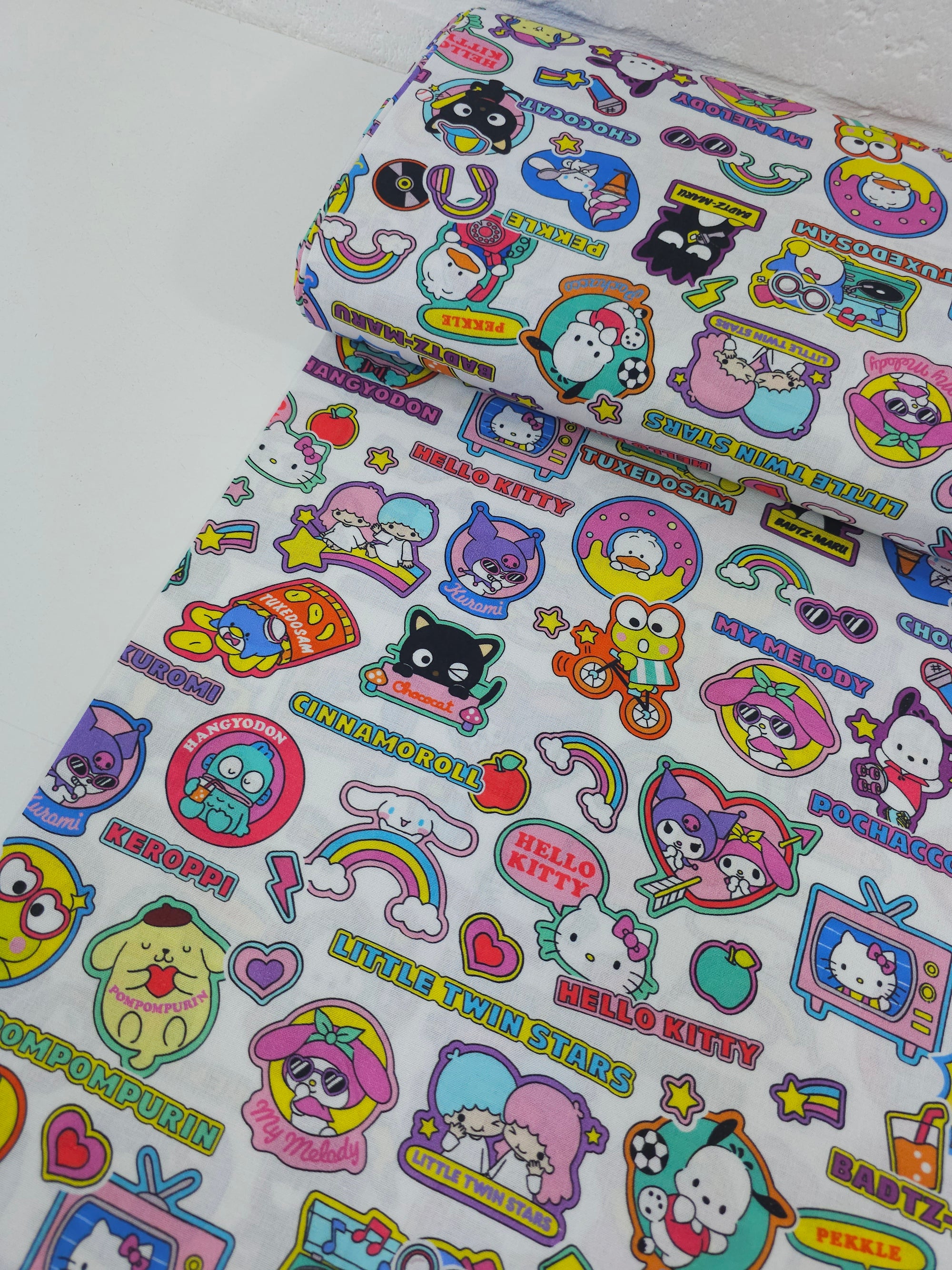 Hello Kitty and Friends Badges 100% Cotton