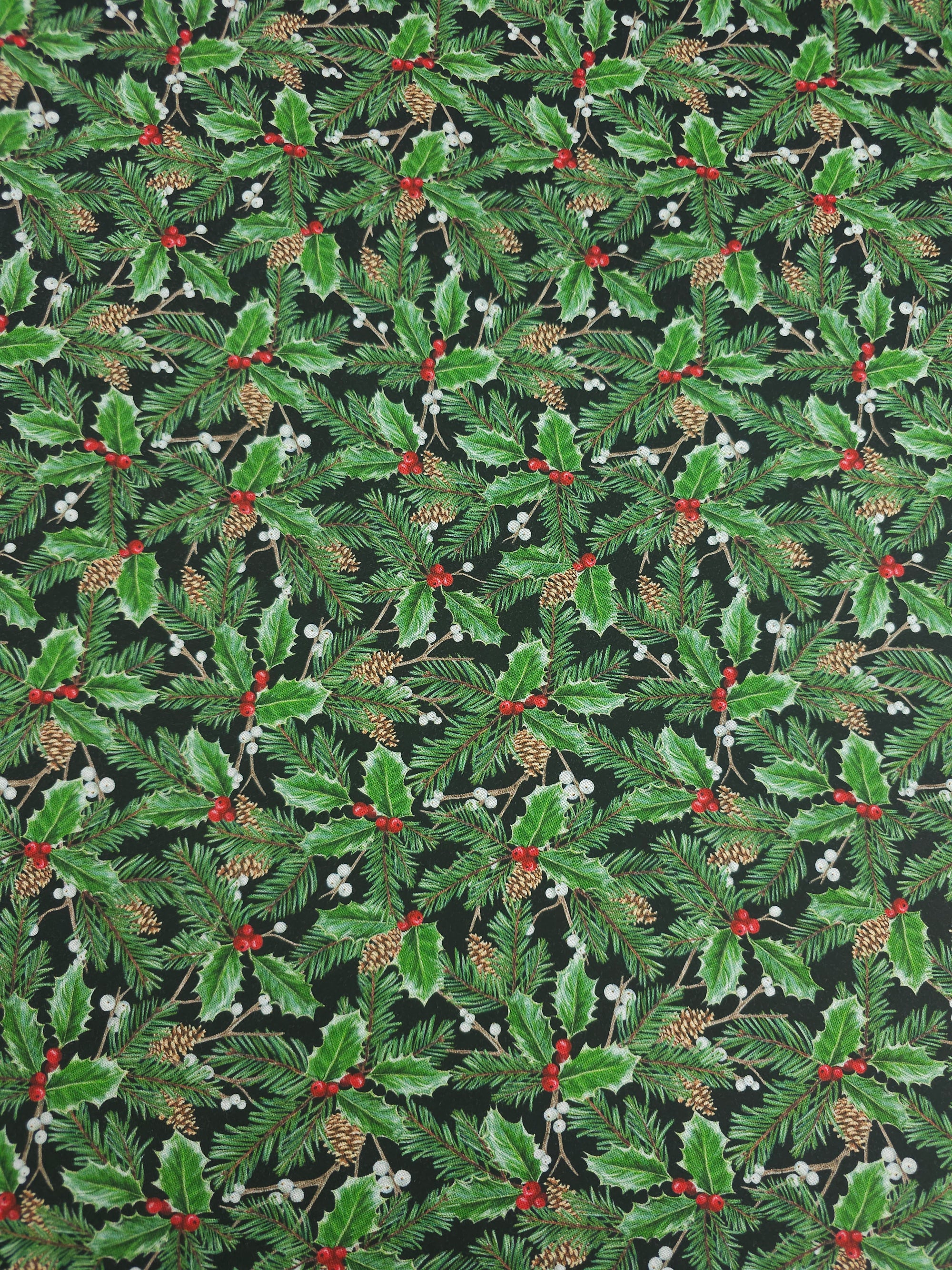 Green Holly Highland 100% Cotton