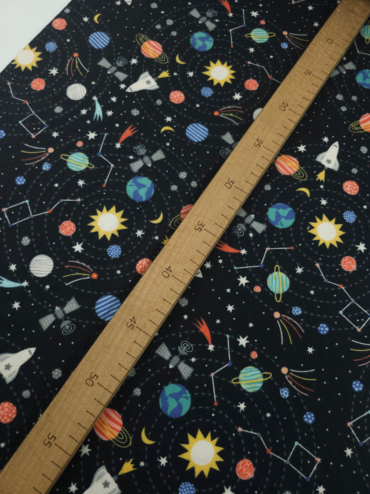 Solar System Lightweight Flannel Cotton - Robert Kaufman
