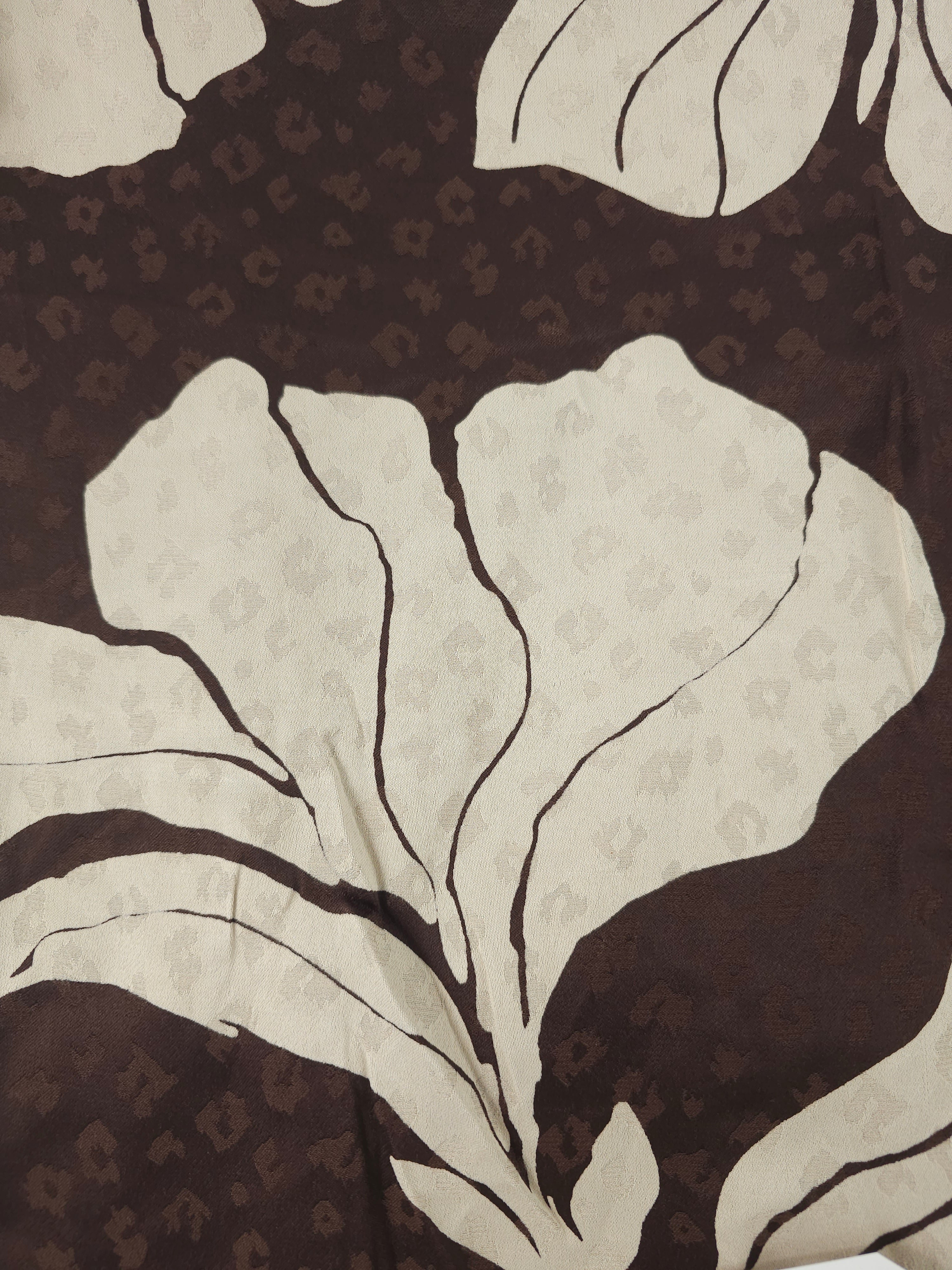 Cheetah undertoned floral Viscose- 1.4m piece