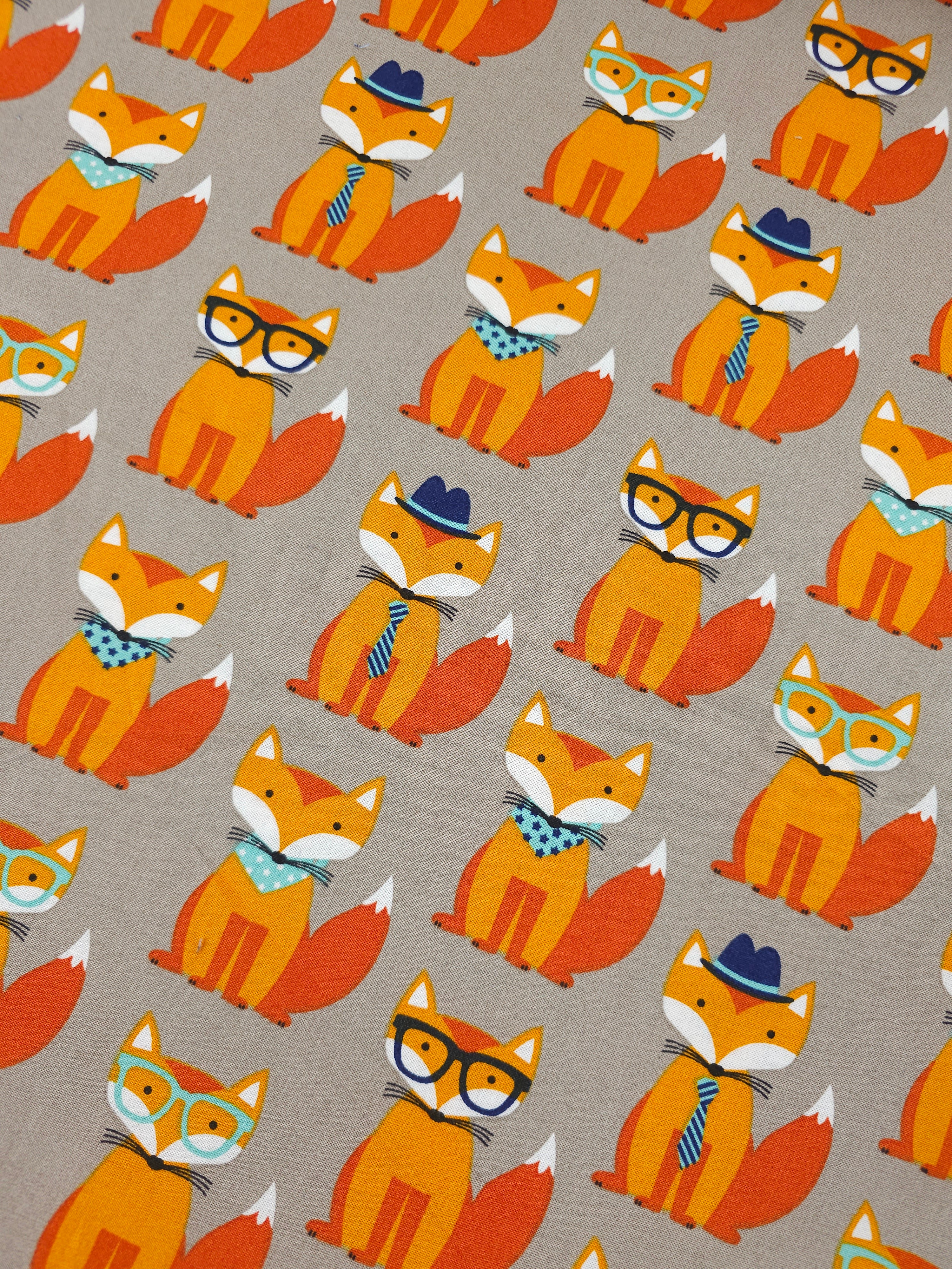 Cool Fox Crew 100% Cotton